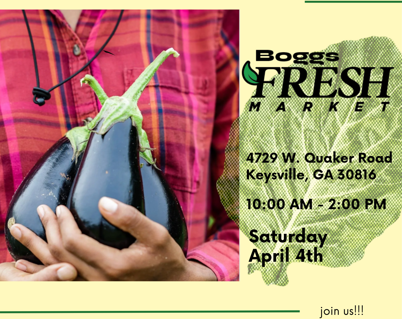 April Farmers Market 