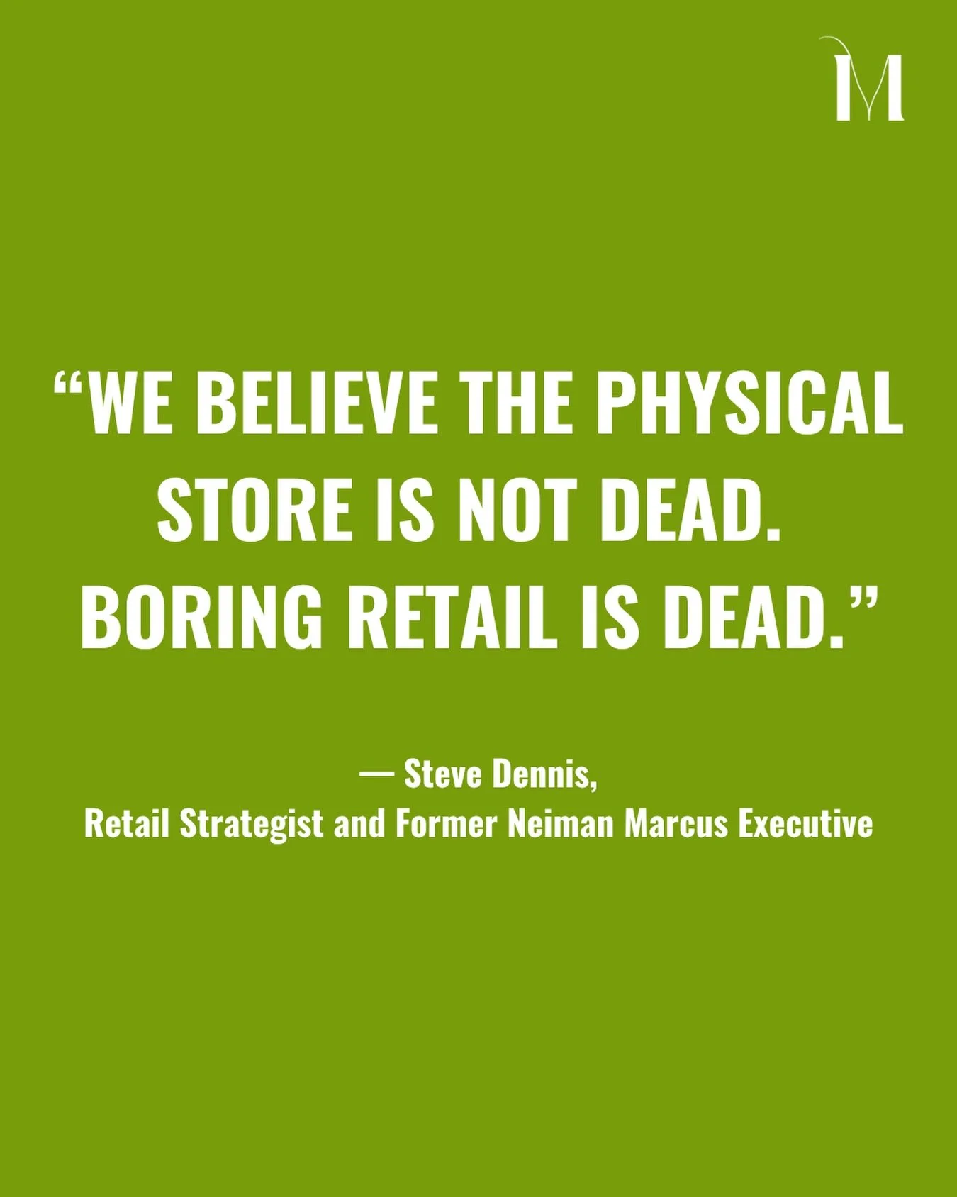 Welcome to the era of in-store experiences. 

#shopinstore #retailexperience #placemaking