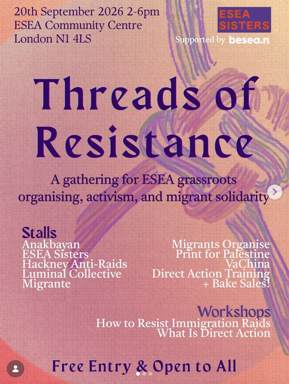 ESEA Sisters presents: Threads of Resistance