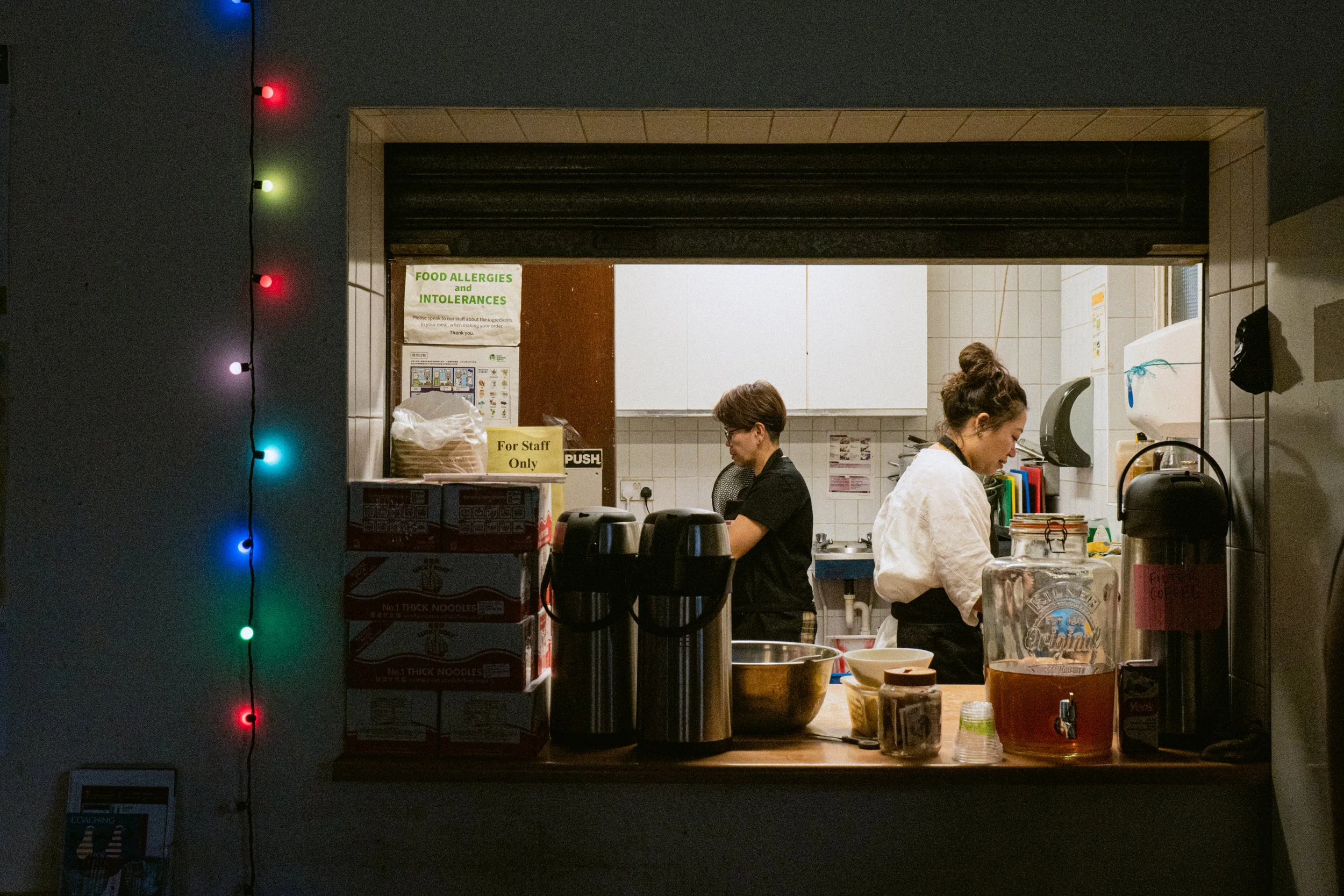Picture of our staff working for a fundraiser event