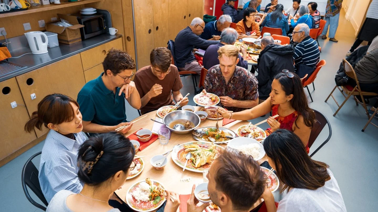 Photo of a regular lunch club service