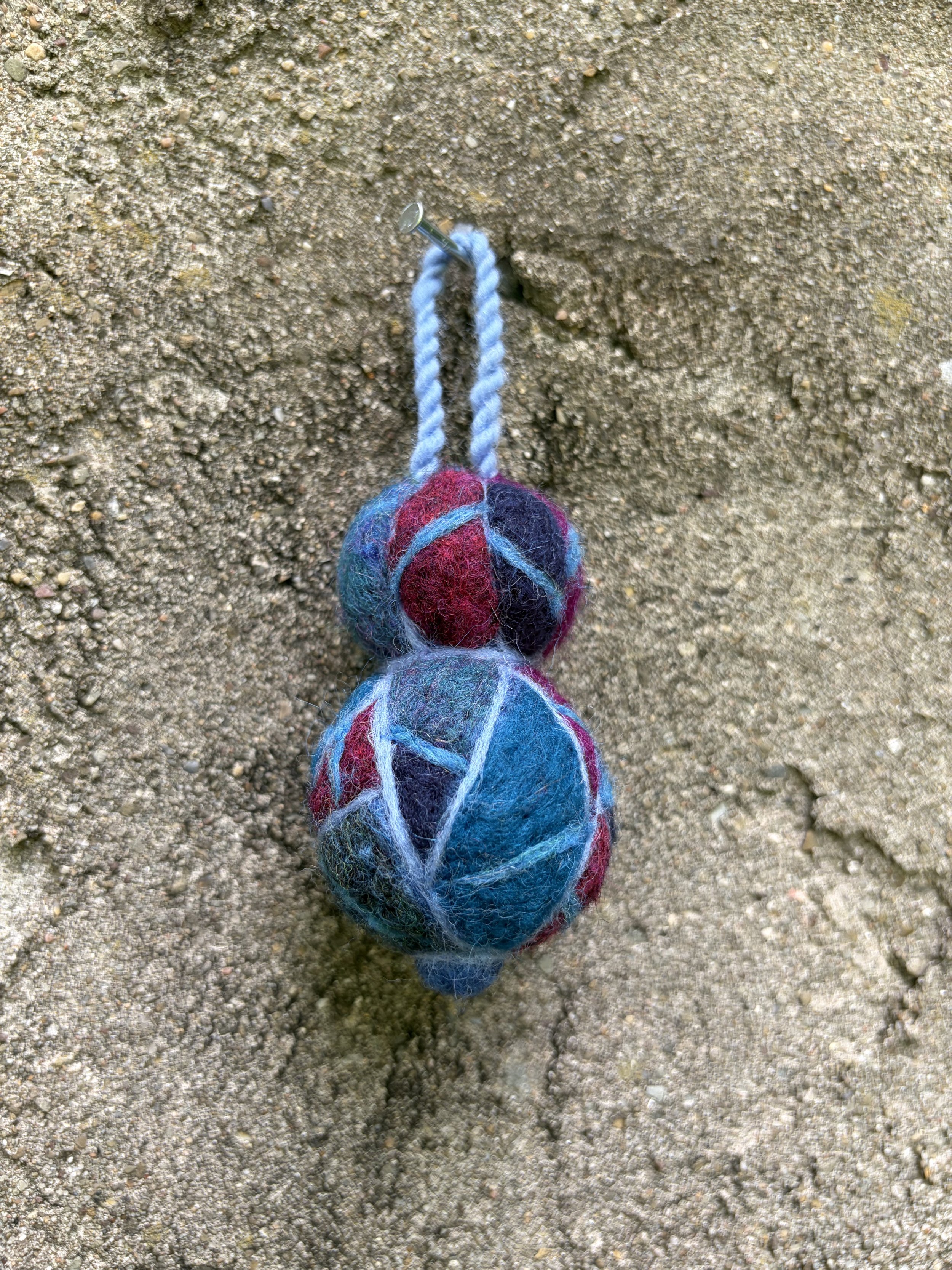 Tones of blue ornament