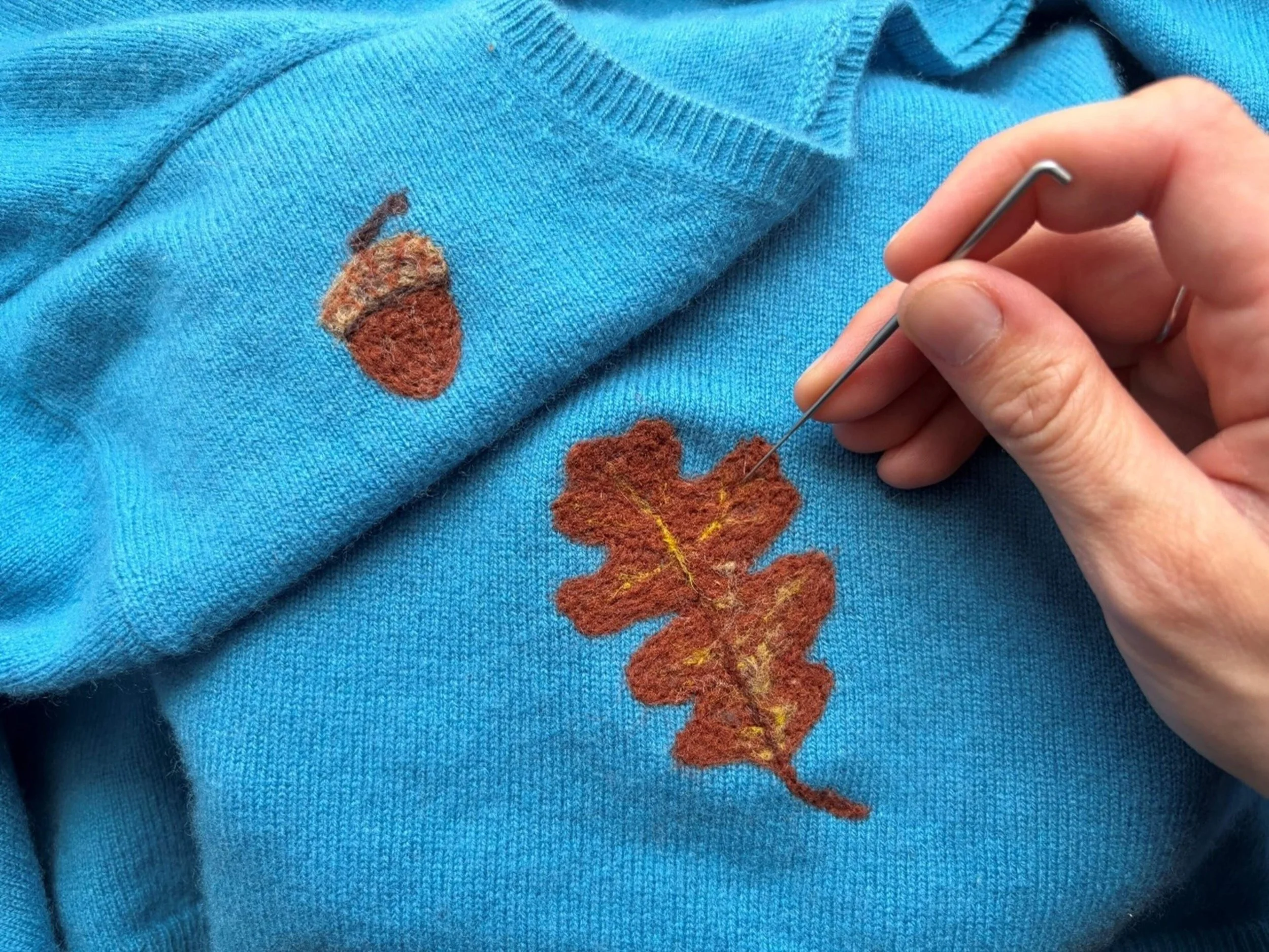 Artful Repairs: Visible Mending with Felting