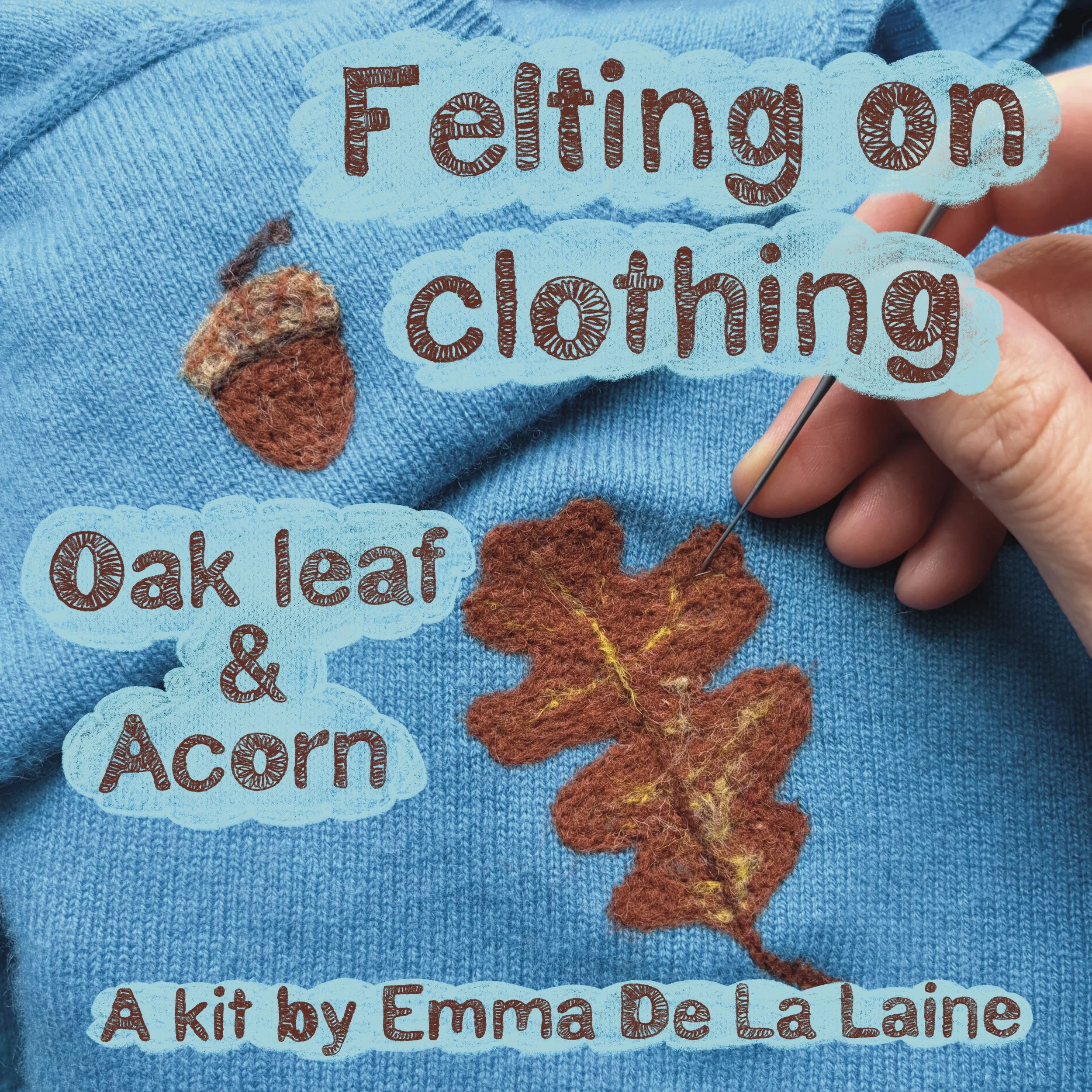 Felting on clothing kit PREORDER until October 5th at 6:00pm EST