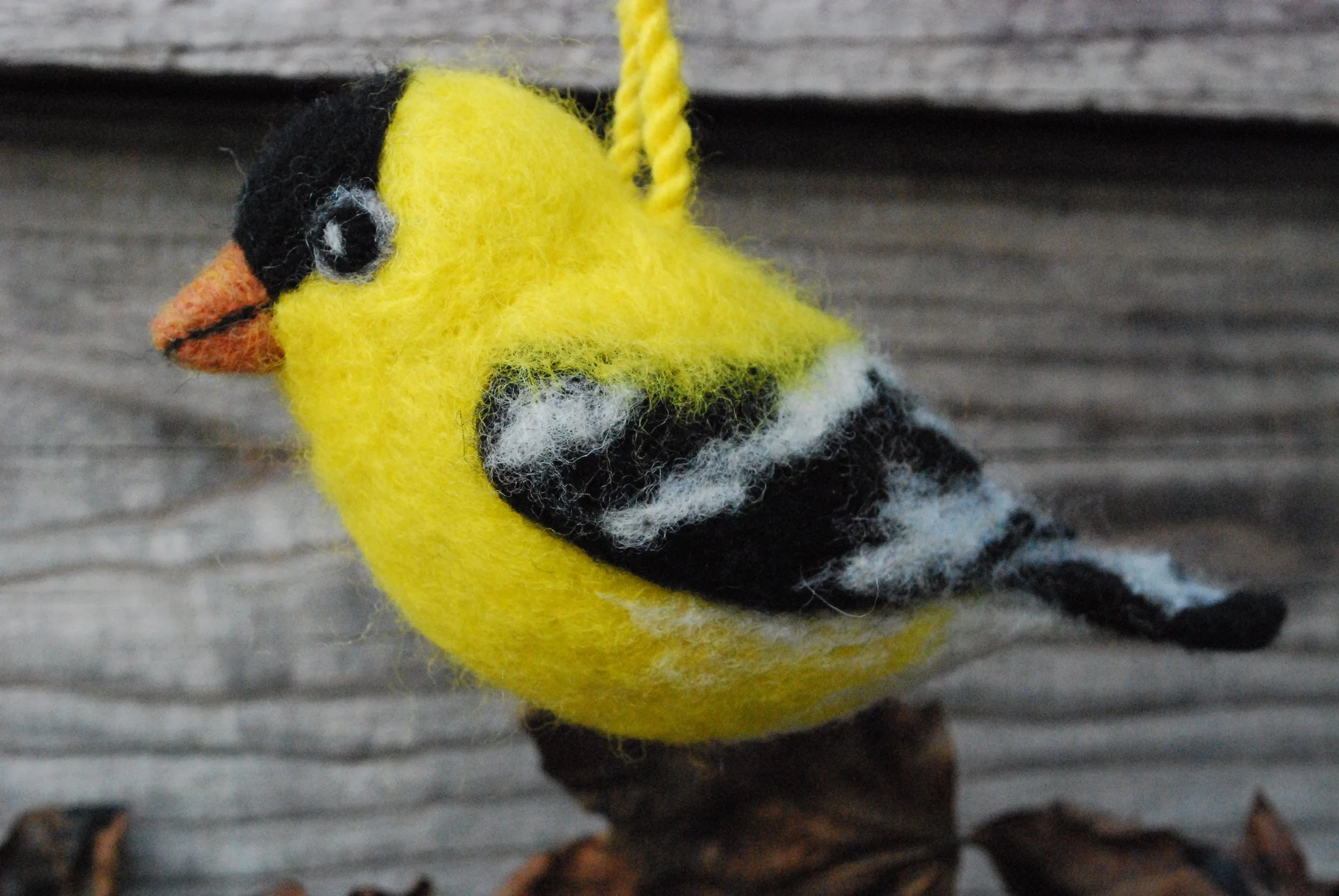 Gold finch ornament