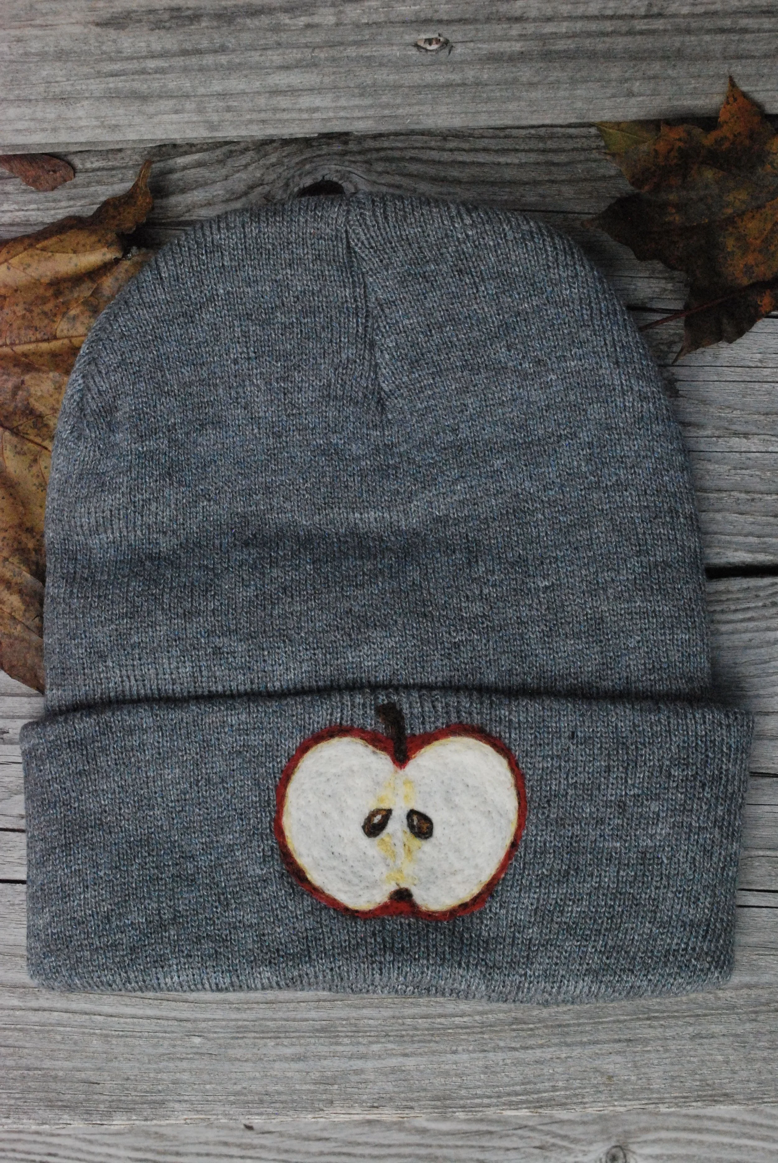 Half apple beanie