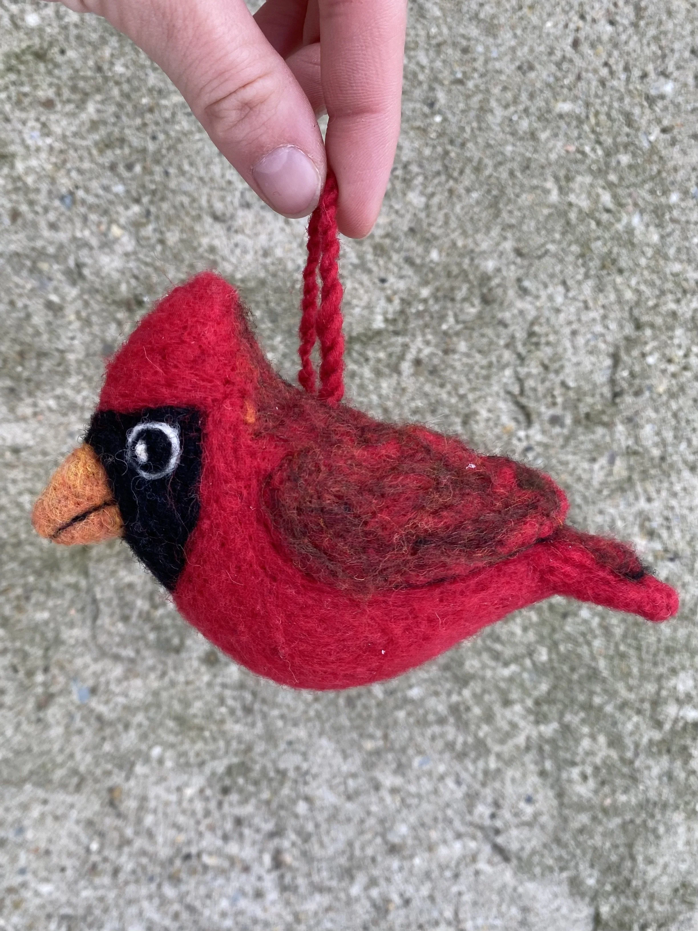 Cardinal ornament