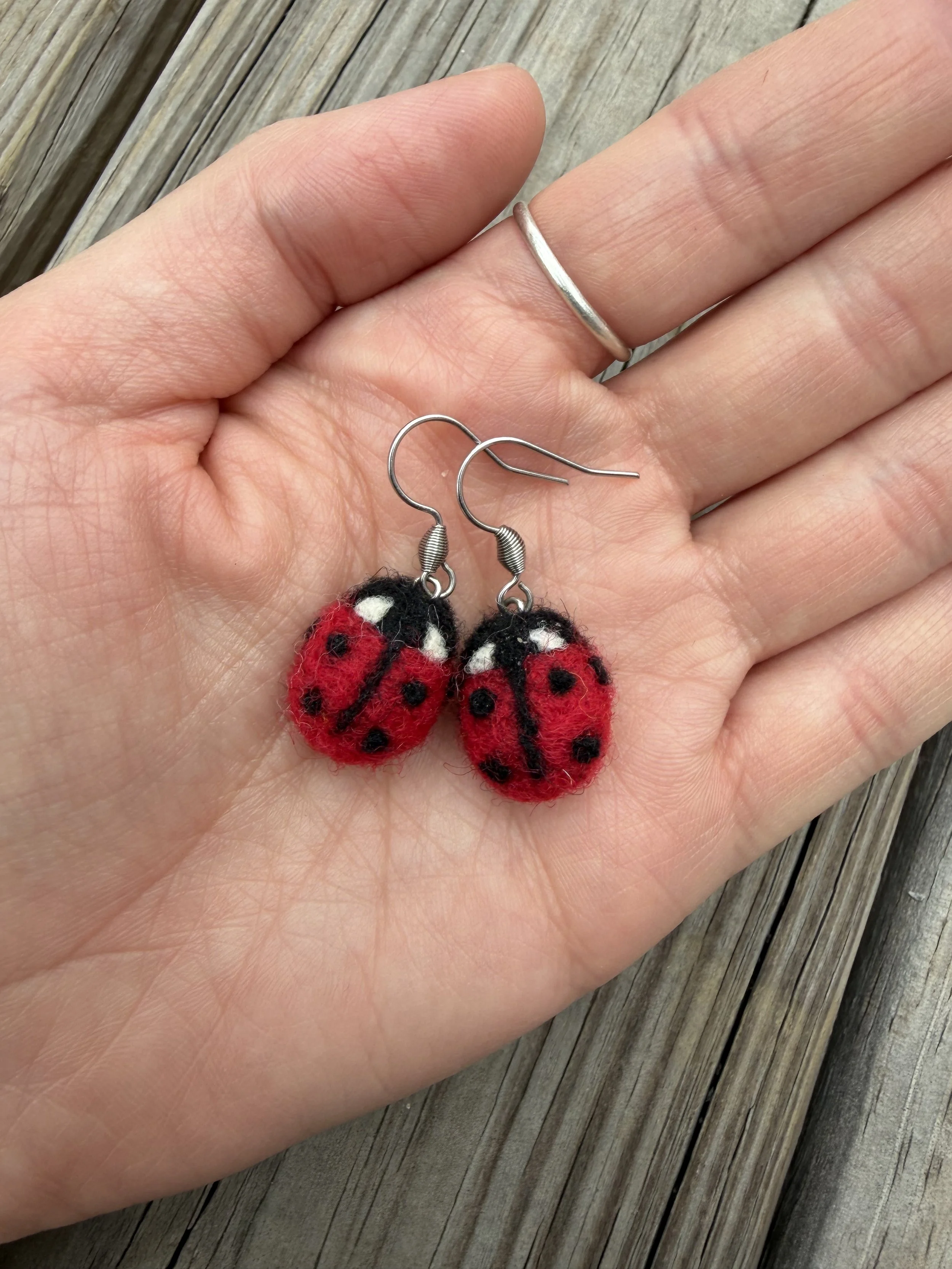 Ladybug earrings