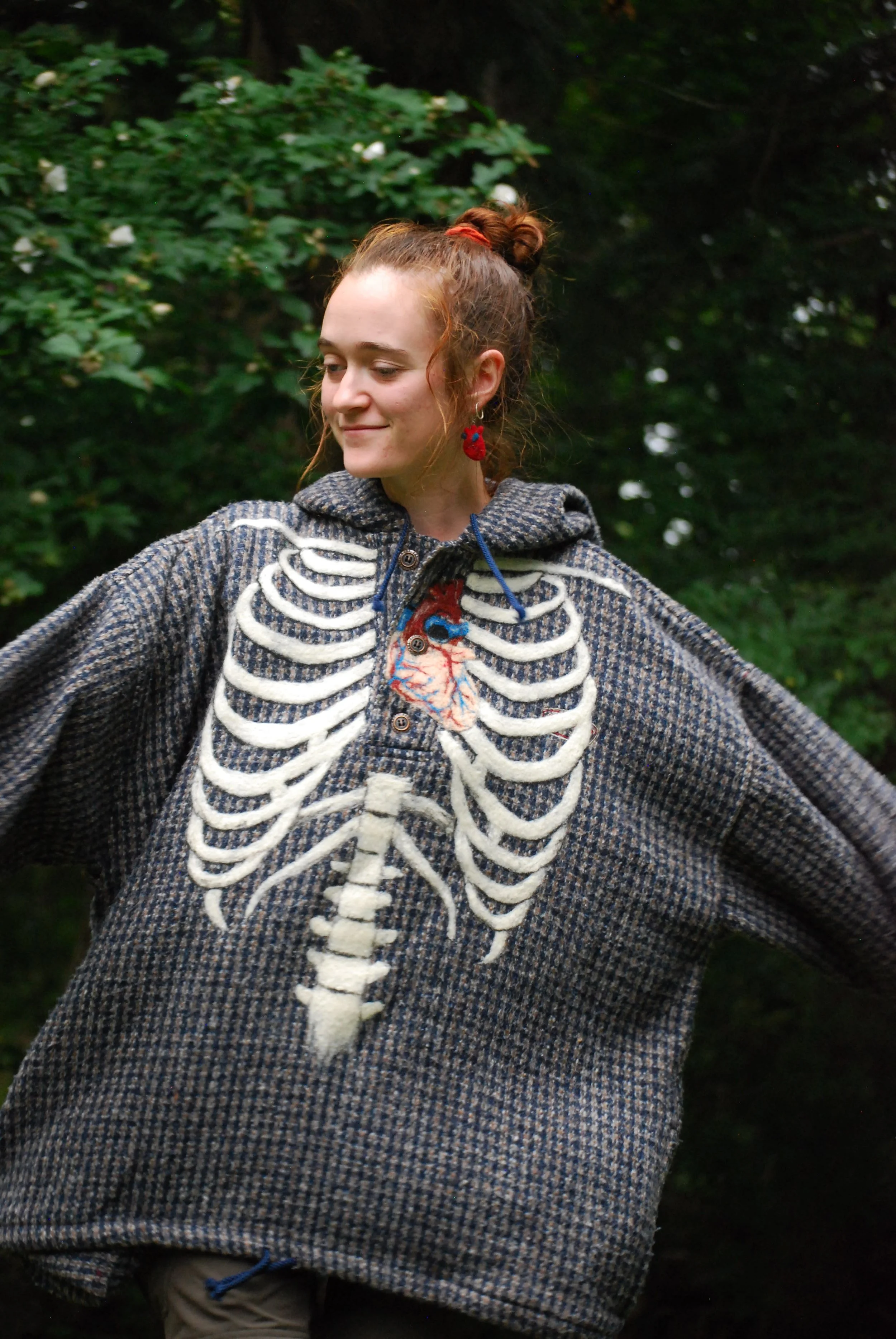 Wear your heart on your chest and your spine on your back XL