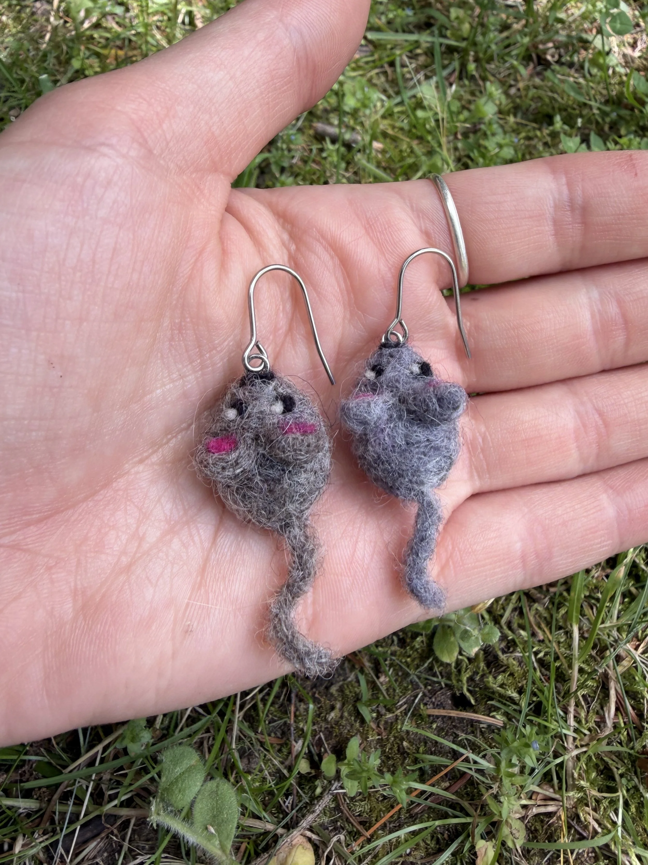 Mouse earrings