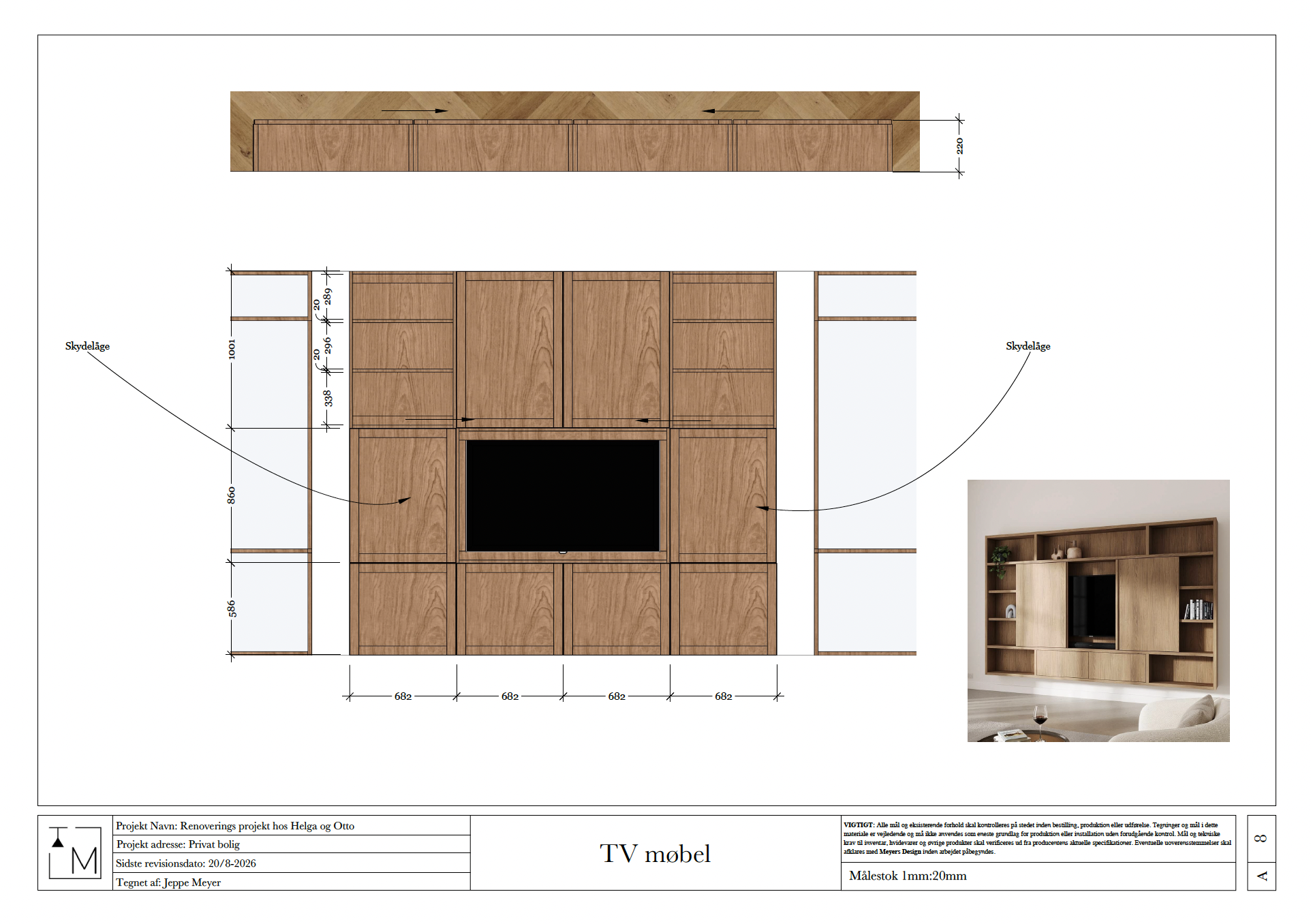 Helhedsrenovering af privat bolig – visualisering 12