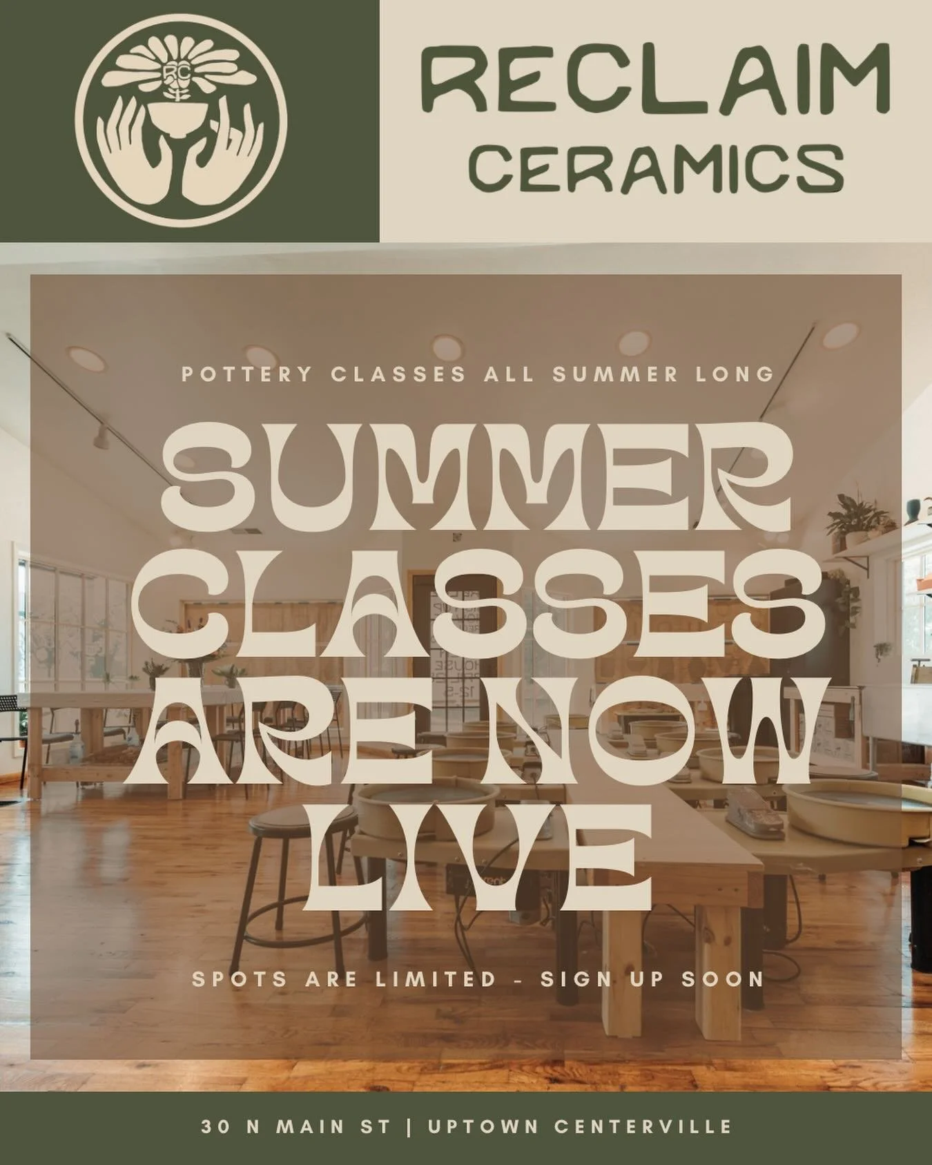 Pottery classes are happening all summer long at the studio. Check out our new offerings - like our Teen and Youth Summer Workshops!
Link to website is in our bio
We can&rsquo;t wait to see you in the studio! 🌞