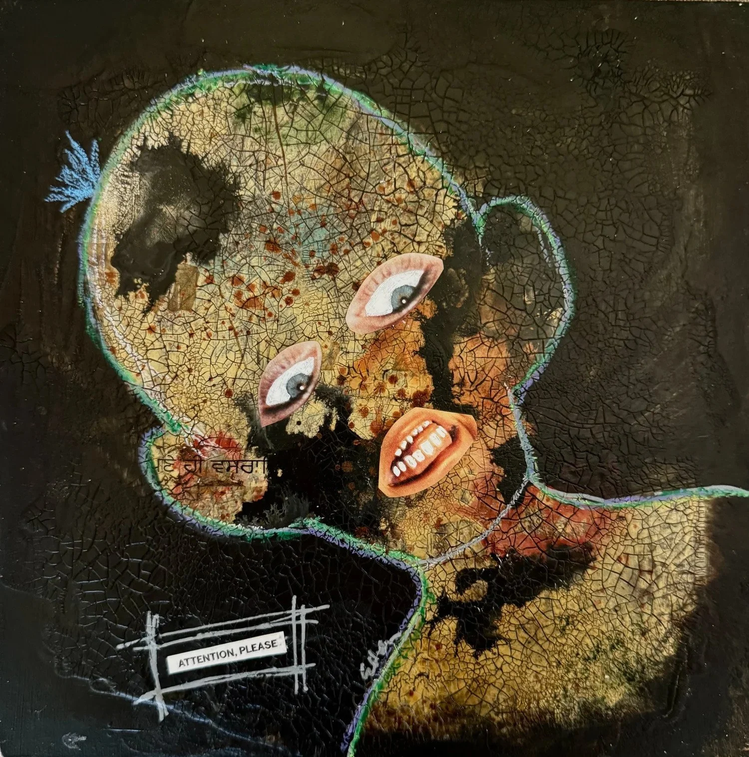 Attention, Please - 8” x 8”