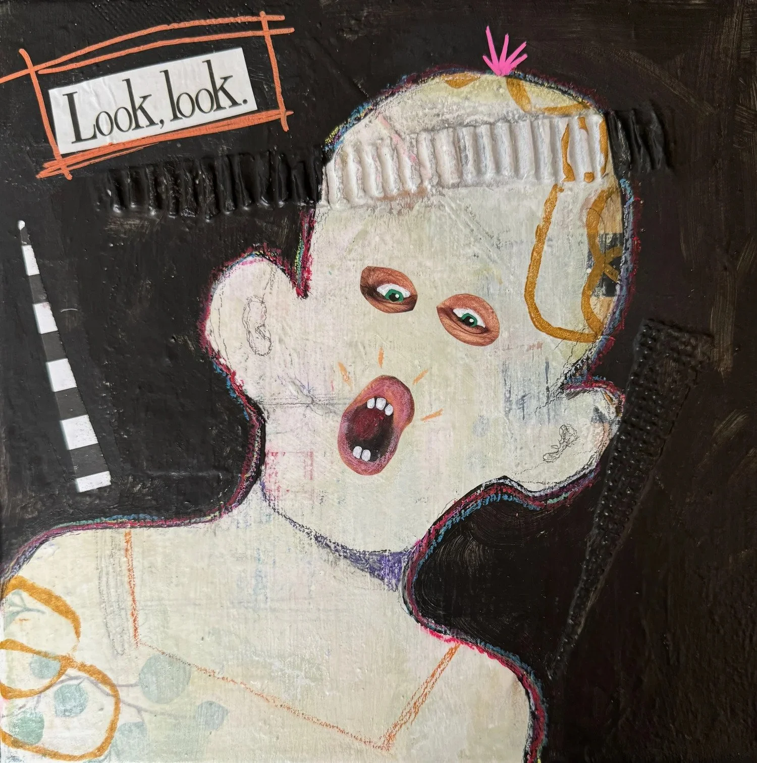 Look, look - 10” x 10”