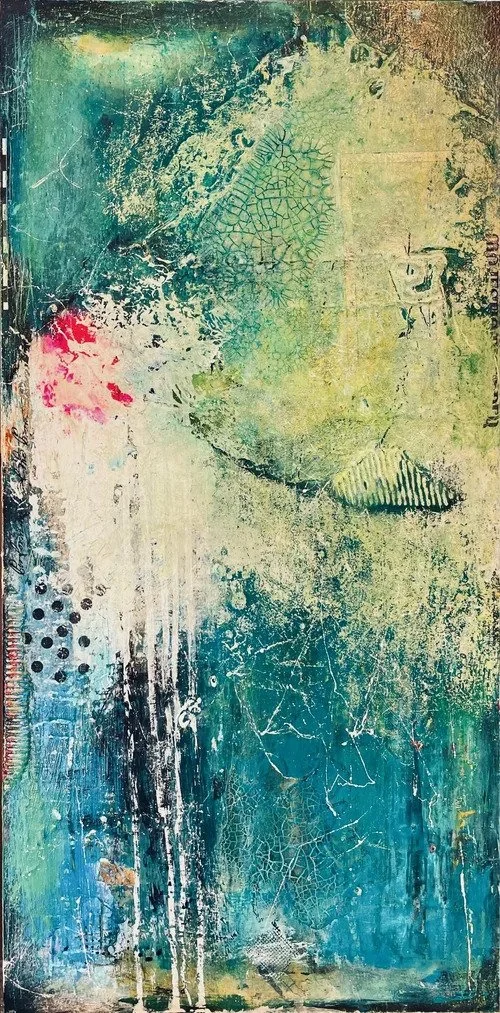 OVER AND OVER - 12” x 24”