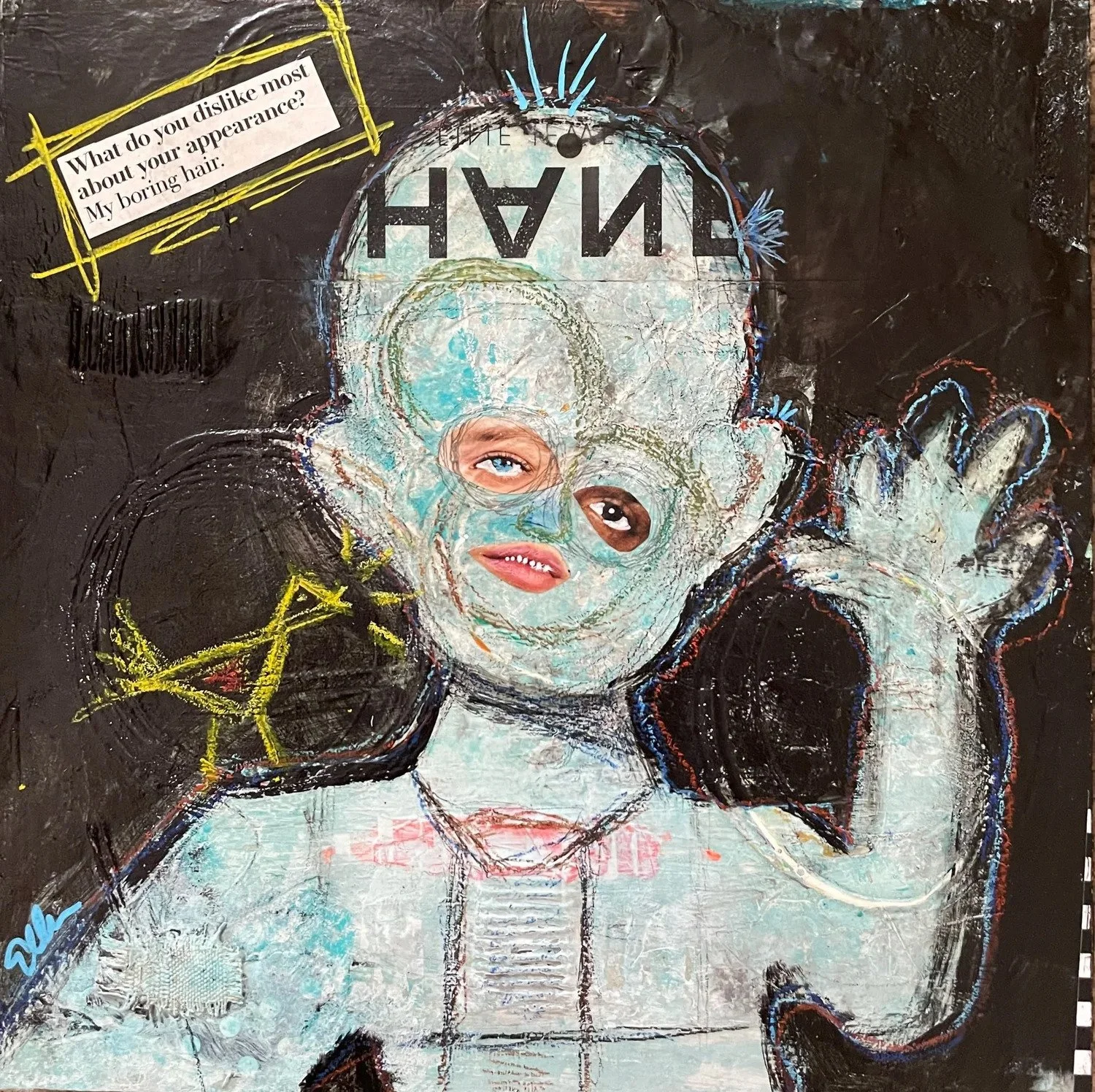 My Boring Hair - 12” x 12”