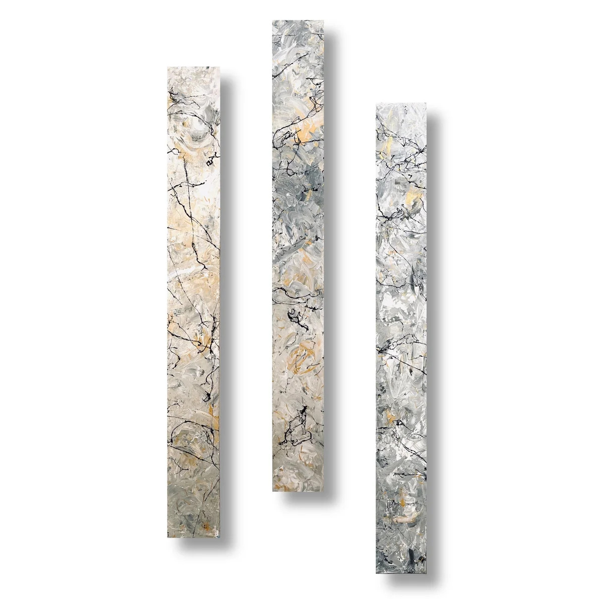 Silver and Gold - 36" x 4"