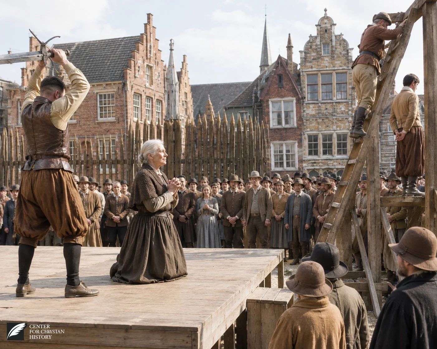 August 25, 1568 - Elizabeth Vander Kerk Executed