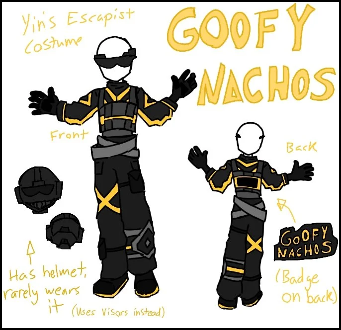 GoofyNachos Escapist Costume Design