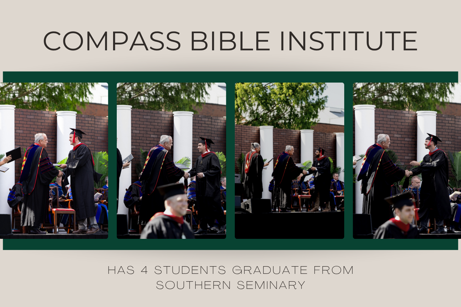 Four CBI Students Earn the Master of Divinity from Southern Seminary