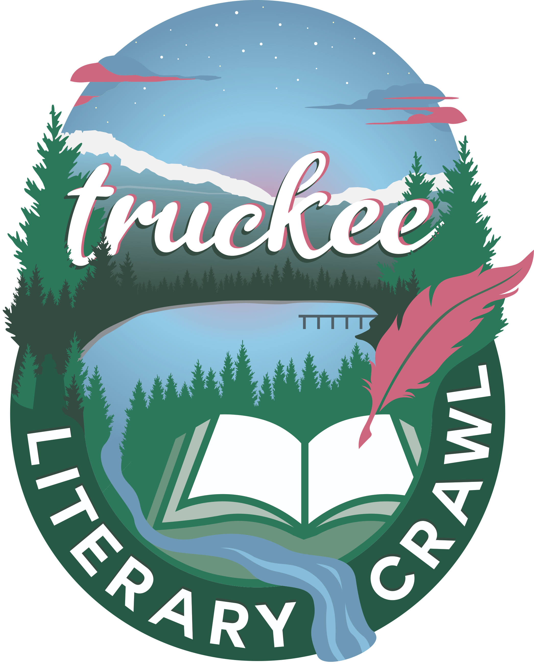 The Truckee Literary Crawl reveals a refreshed logo inspired by spring in the mountains.