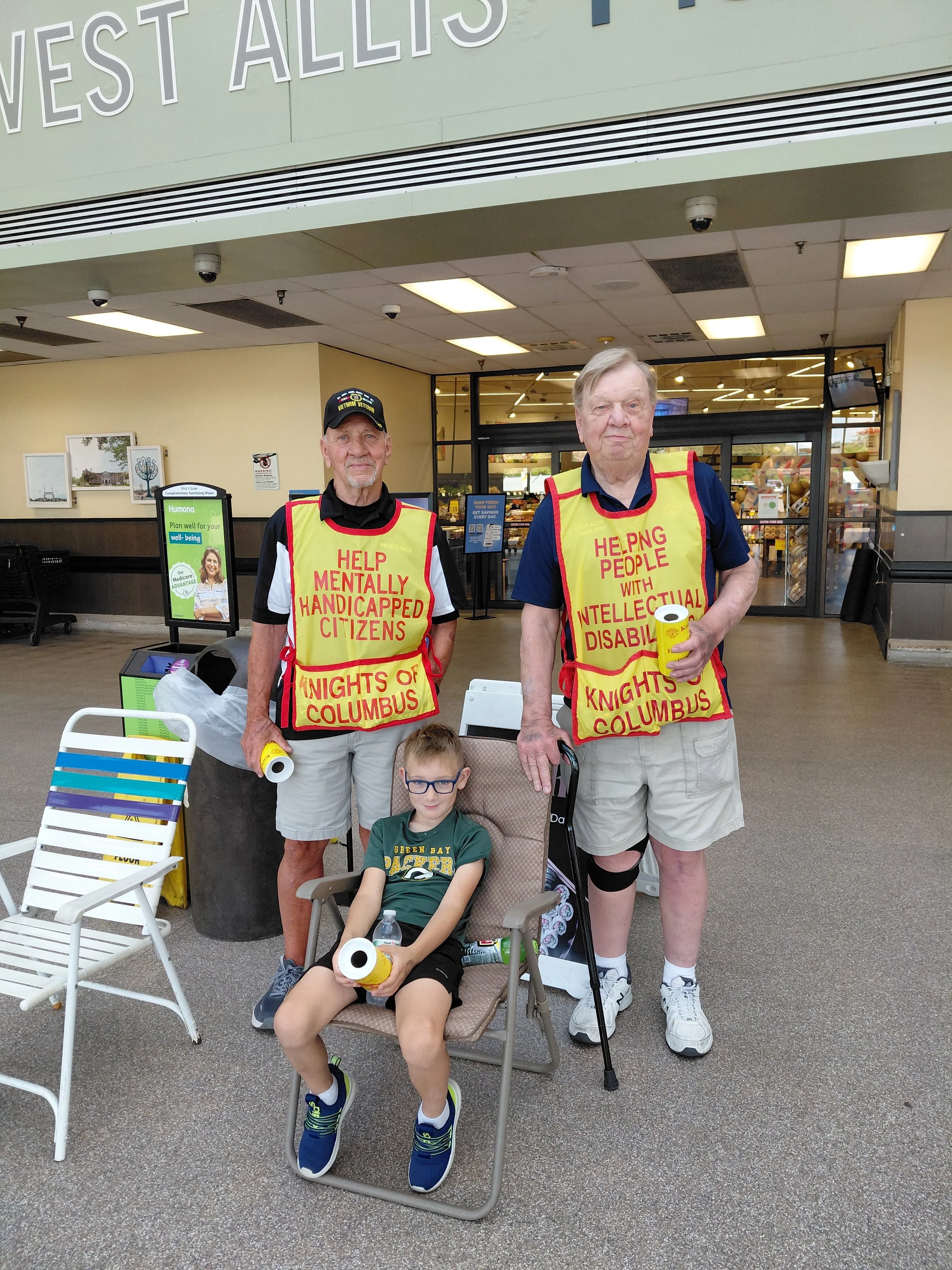 Whitey and team volunteering at our annual fundraising drive to support people with intellectual disabilities