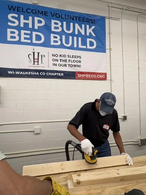 Willie Falk sanding at SHP