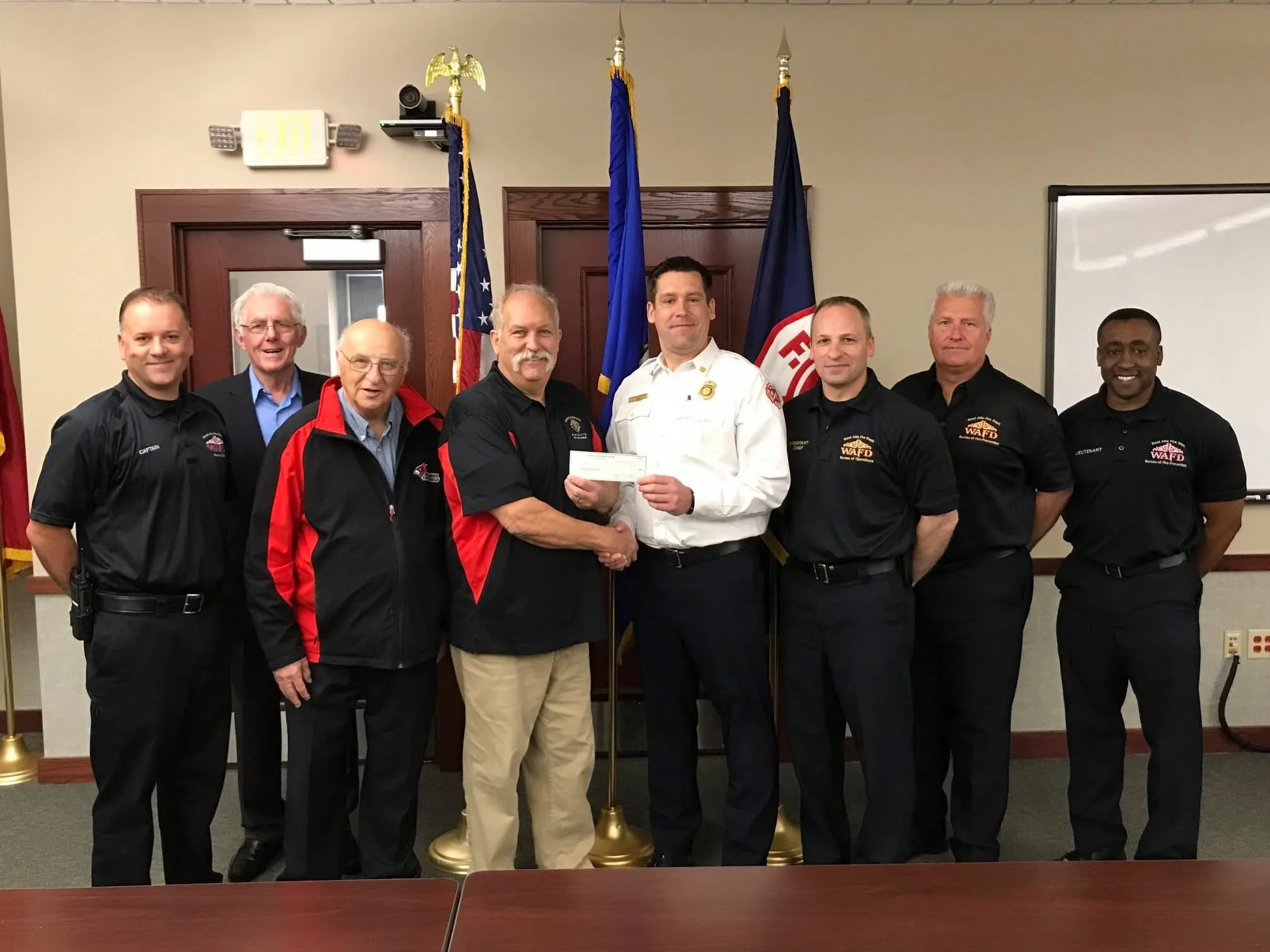 Donation to West Allis Fire Department
