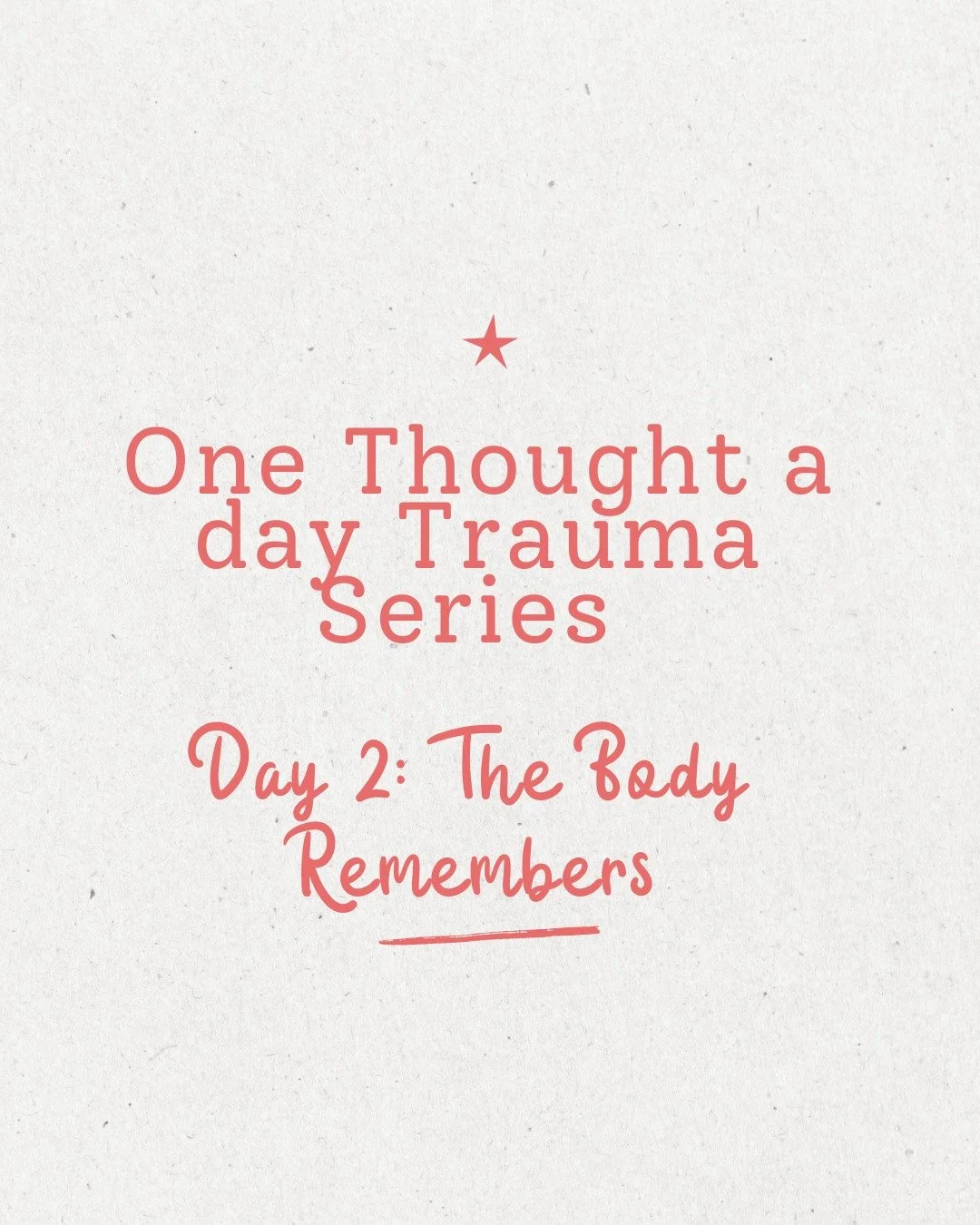 The body remembers what the mind tries to forget. β¨
Trauma can show up as tight shoulders, exhaustion, racing thoughts, or even restlessness. These are not flaws or weaknesses—they’re signals from your body asking for care and compassion.