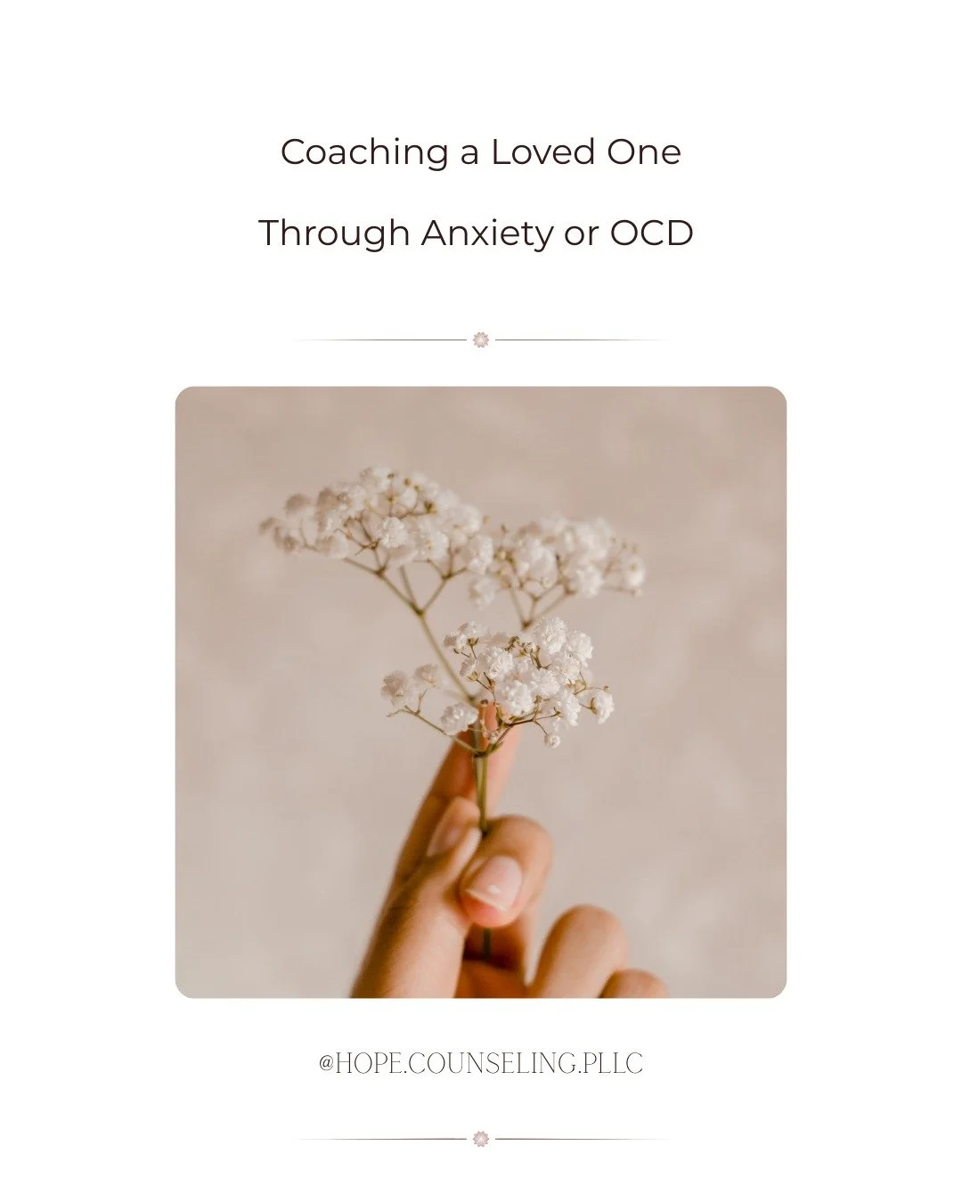 Supporting someone you love through anxiety or OCD can feel overwhelming&mdash;but your support truly matters 🤍
With patience, encouragement, and the right approach, you can help them build resilience without reinforcing fear.
Small steps. Consisten