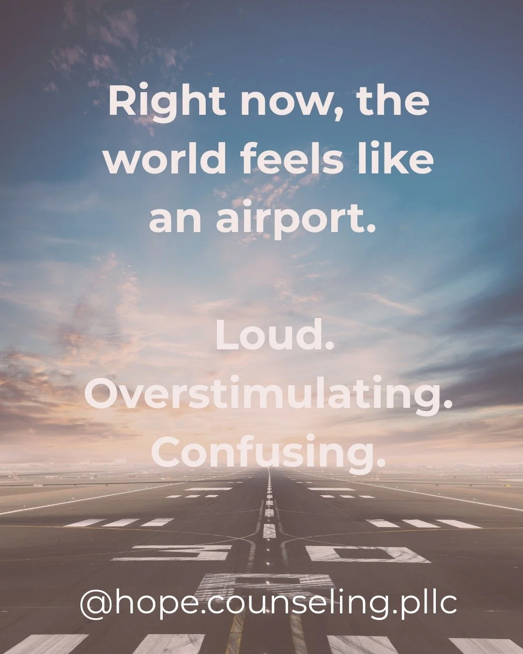 The world feels like an airport right now. 
Overstimulating. 
Everyone carrying baggage.

People are heading to grief, joy, burnout, resistance, survival&mdash;often all at once. 

And no, this isn&rsquo;t a &ldquo;just calm down&rdquo; moment. Your 