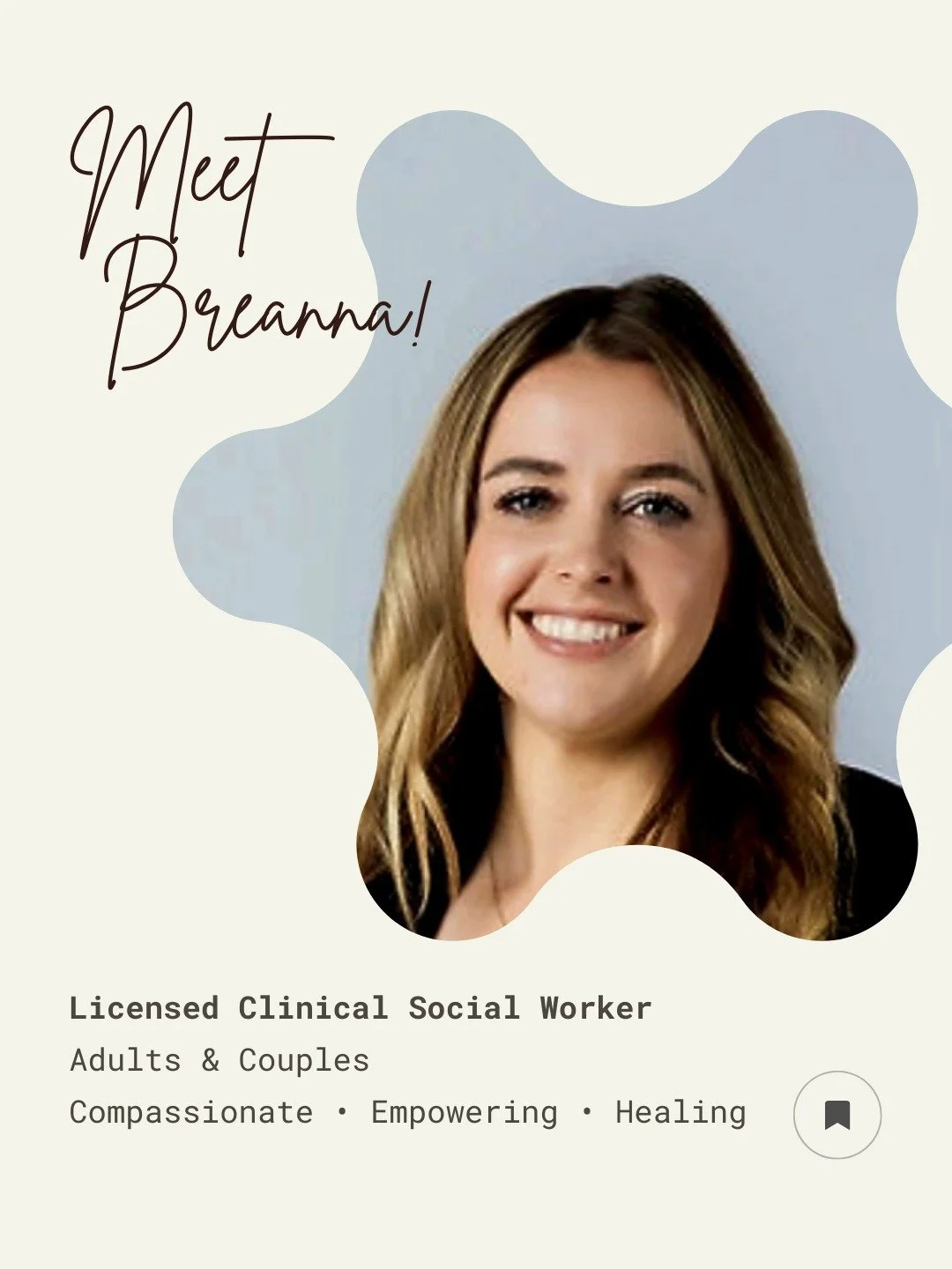 ✨ Welcome Breanna to the Hope Counseling team! ✨

She supports individuals, couples, and veterans through anxiety, depression, trauma, life transitions, and relationship challenges. 

Using EMDR, CBT, DBT, and mindfulness, she creates a safe, support