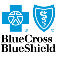 BlueCross BlueShield logo with a blue cross and shield symbols.