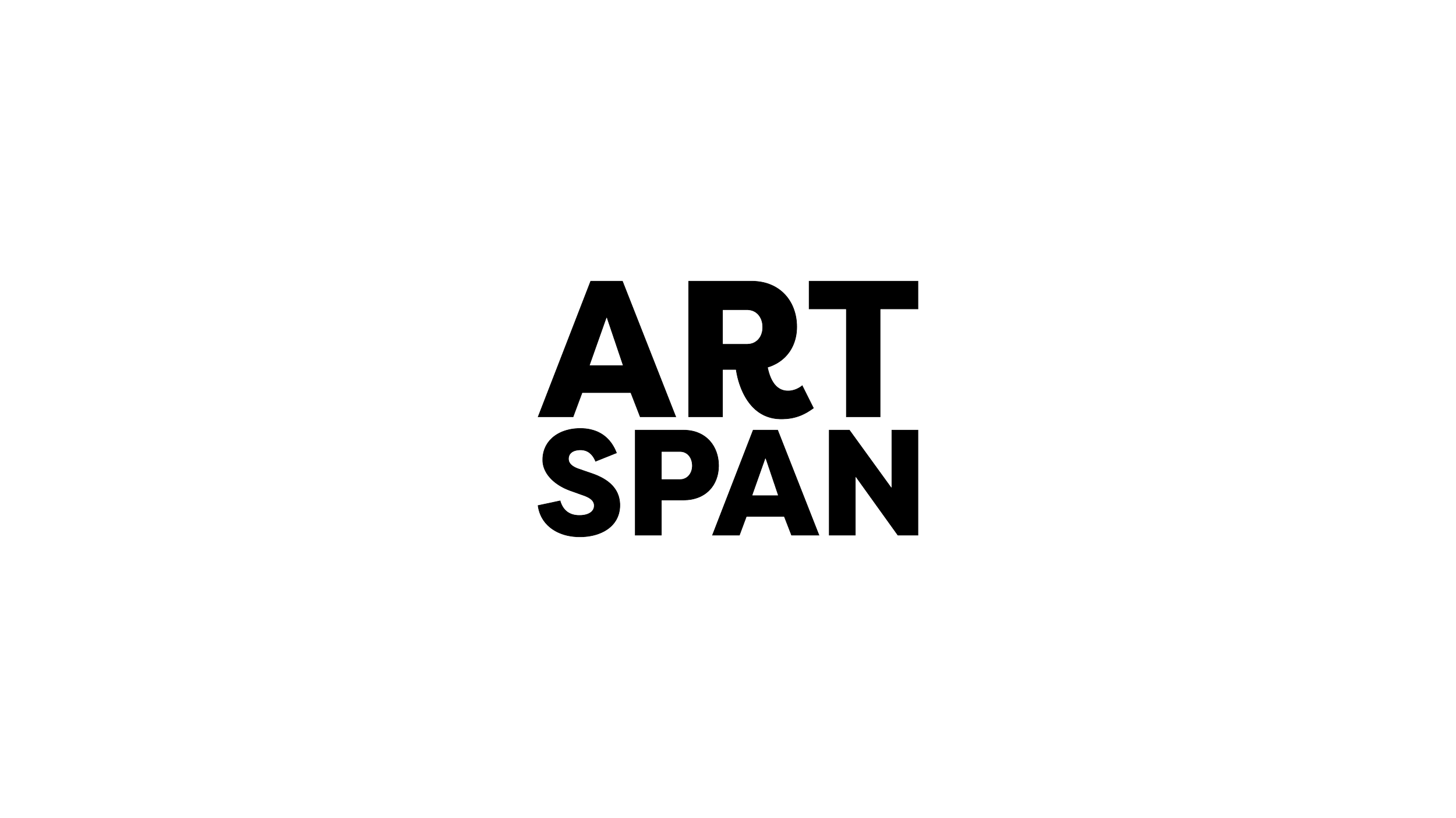 Black background with the words ART SPAN in large outlined letters, and the word ART in the center over the other words.