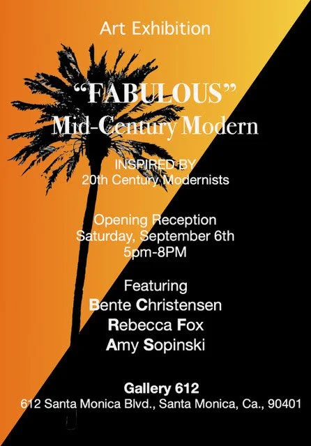 Rebecca Fox group show: “Fabulous” inspired by 20th Century Modernists