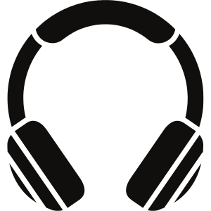 Black over-ear headphones