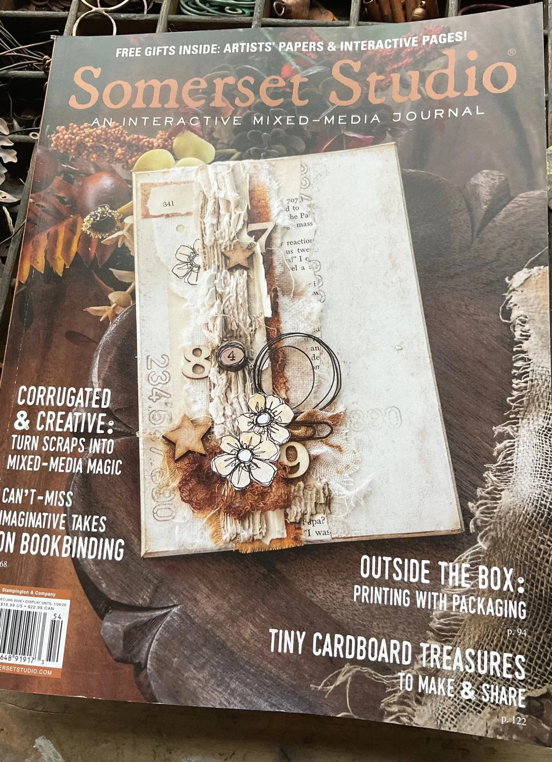 Somerset Studio Magazine - November 2025  - USA art magazine published by stampington.com