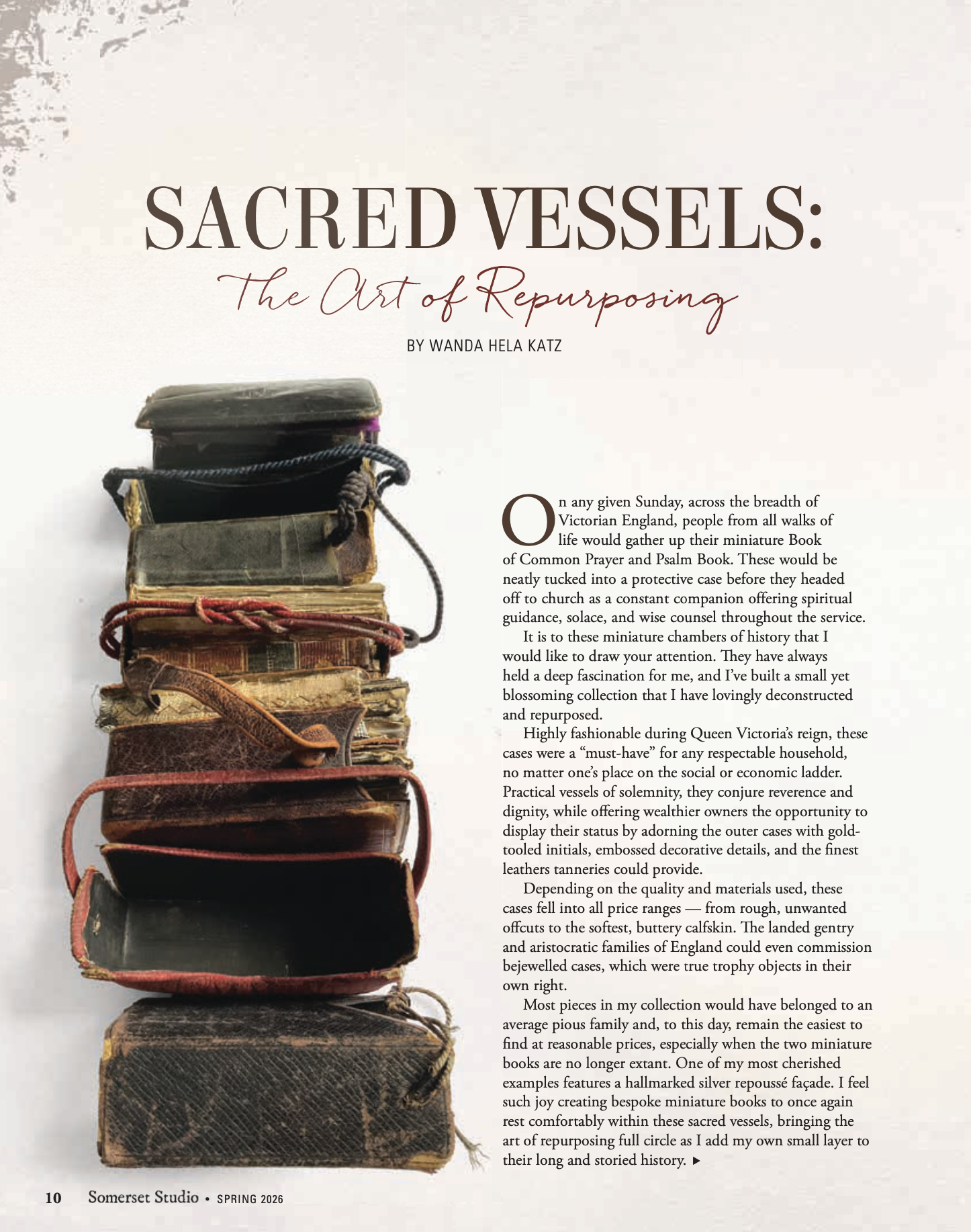 Somerset Studio Magazine - Spring 2026  - USA art magazine published by stampington.com