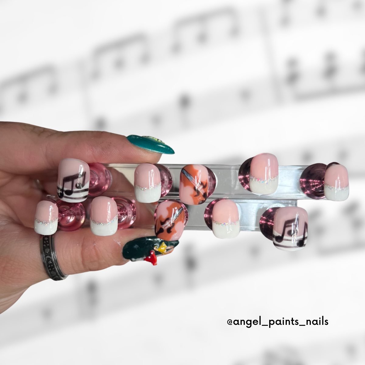 I started painting nails 3 days ago. I was just offered a job as a nail tech… should I do it? #notanailtech #nailtech #nails #nailart #nailinspo