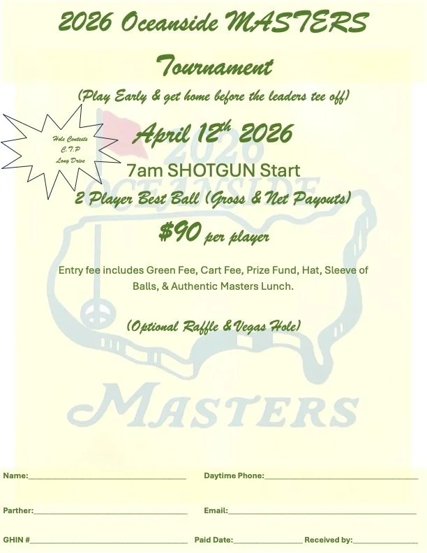 2026 Oceanside MASTERS Tournament