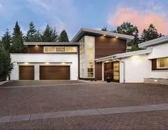 Modern house with large garage doors and a spacious driveway, Luxreen Garage Door New Door Installation and replacement