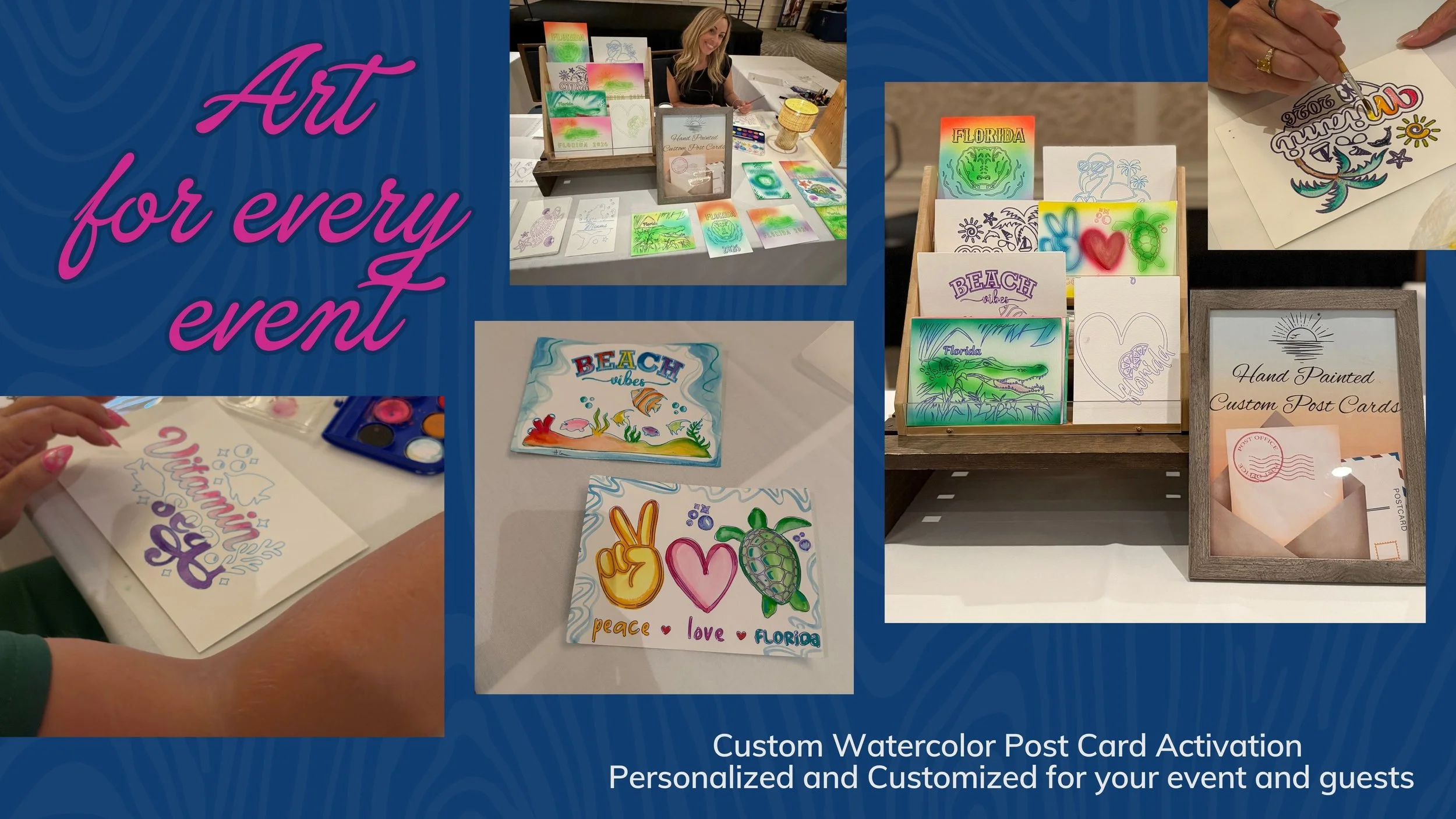 Custom post card services