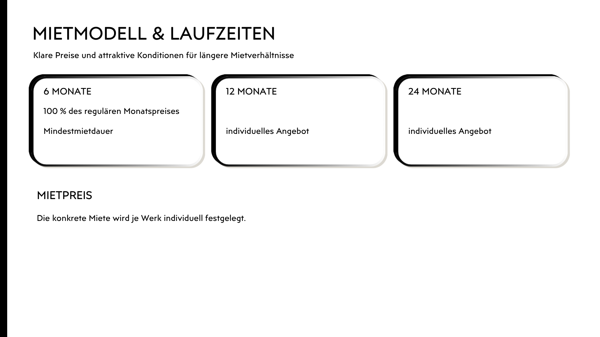 Kunst-Vermietung & Laufzeiten