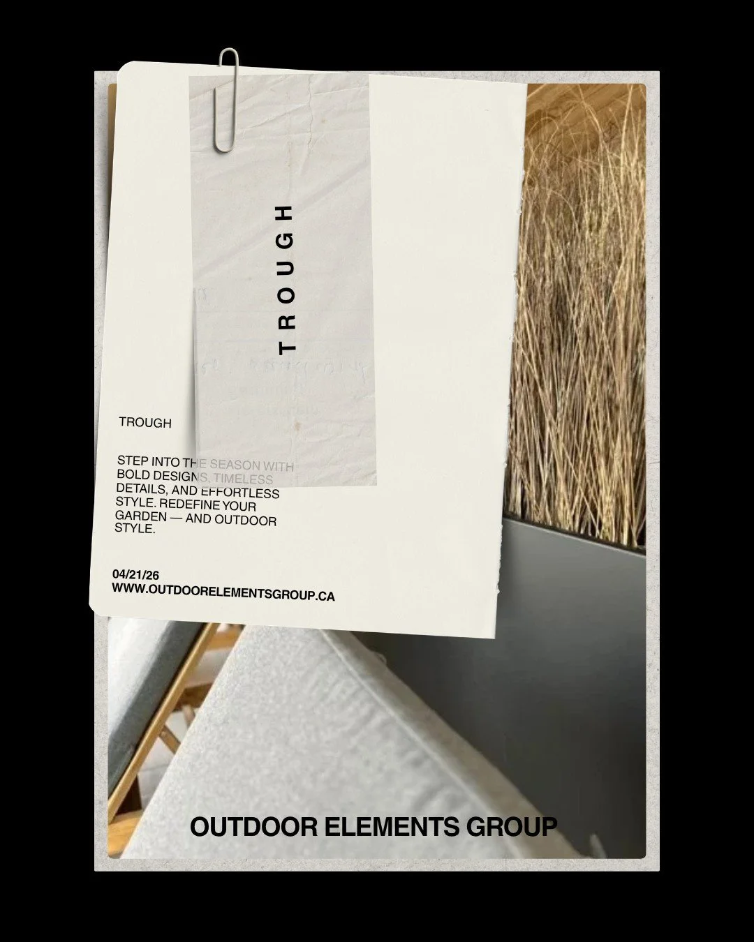 www.outdoorelementgroup.ca 
604-866-6082 778-298-3520
102-20427 Langley Bypass
Langley, British Columbia Canada,
V3A 5E8