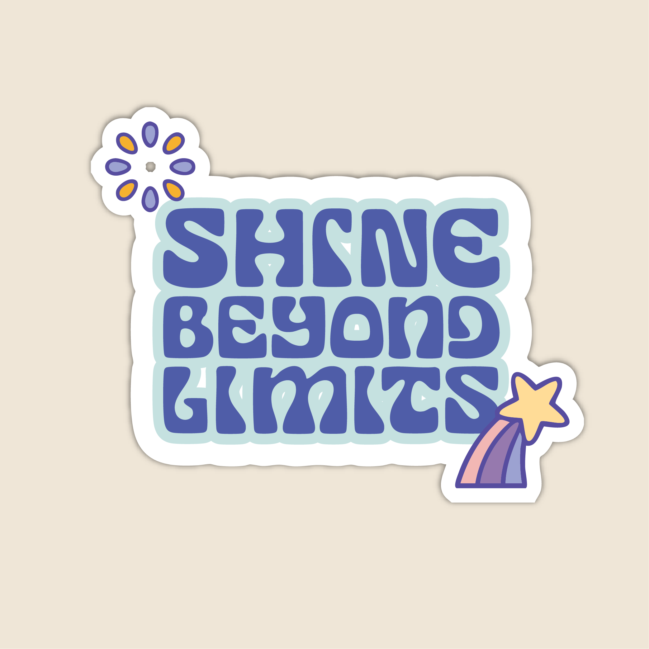 LUM3X Slogan Sticker