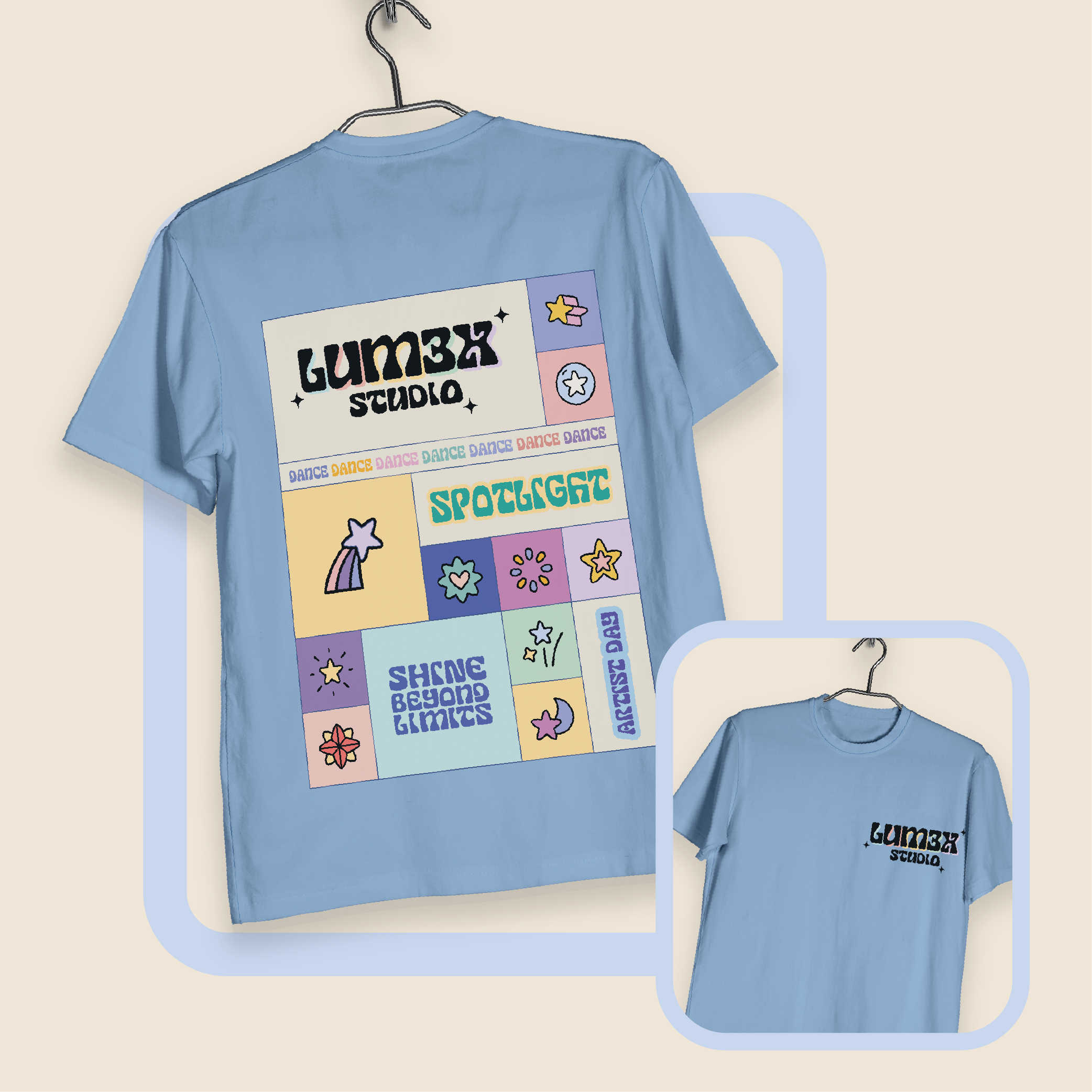 SS26 Tee - Sky Blue