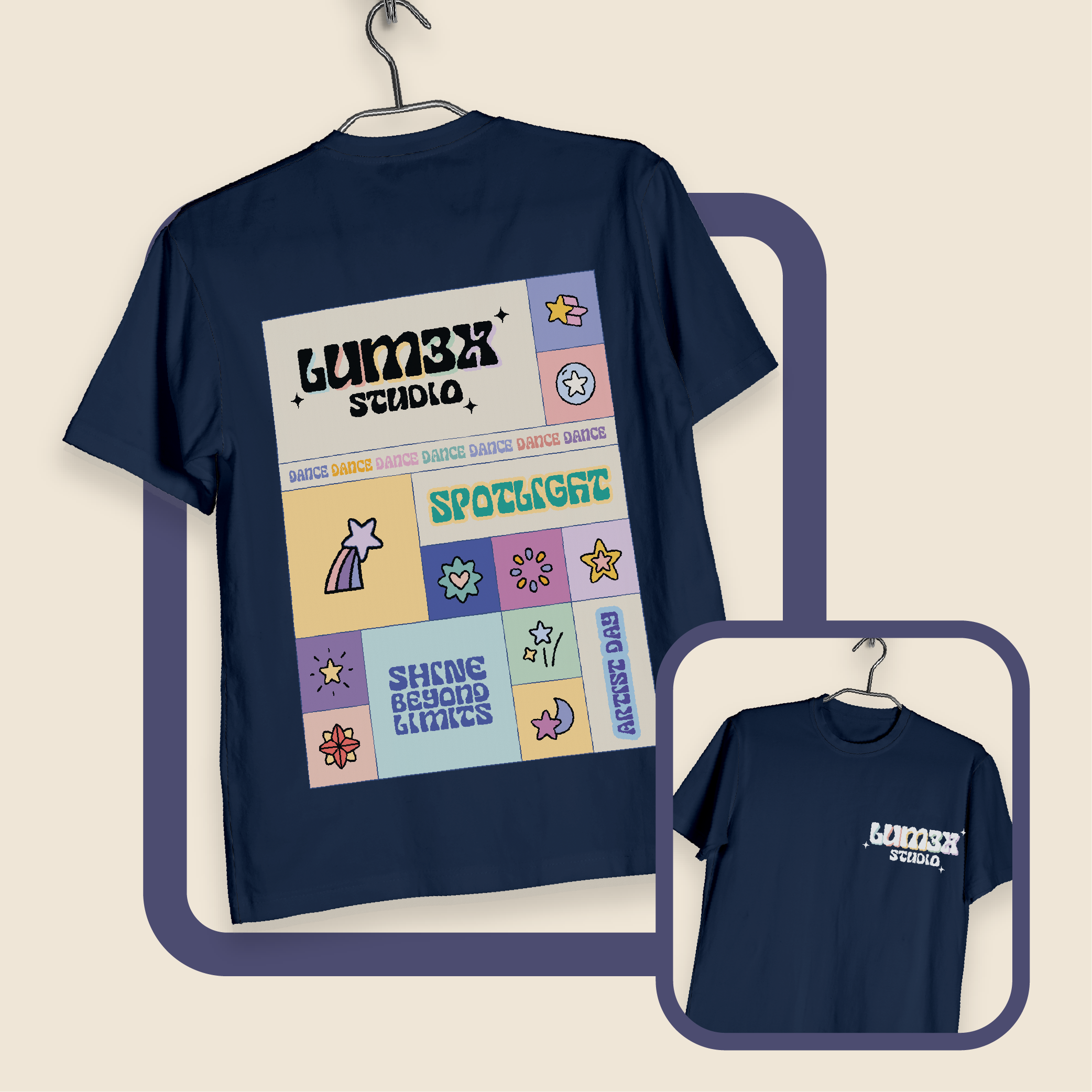 SS26 Tee - Midnight Blue