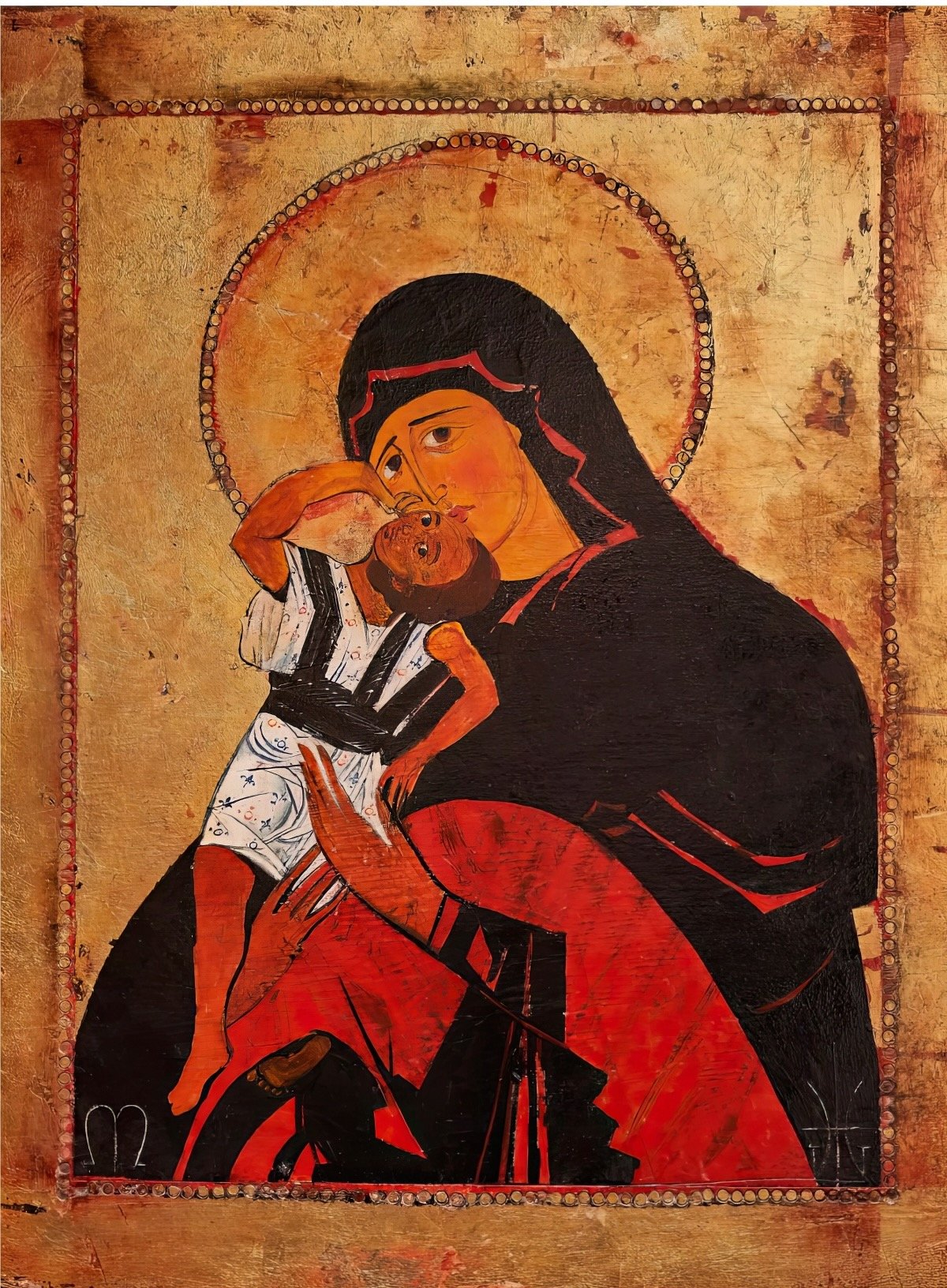 Glycophilousa Icon on Wood Romanian Iconographer - 1.jpeg