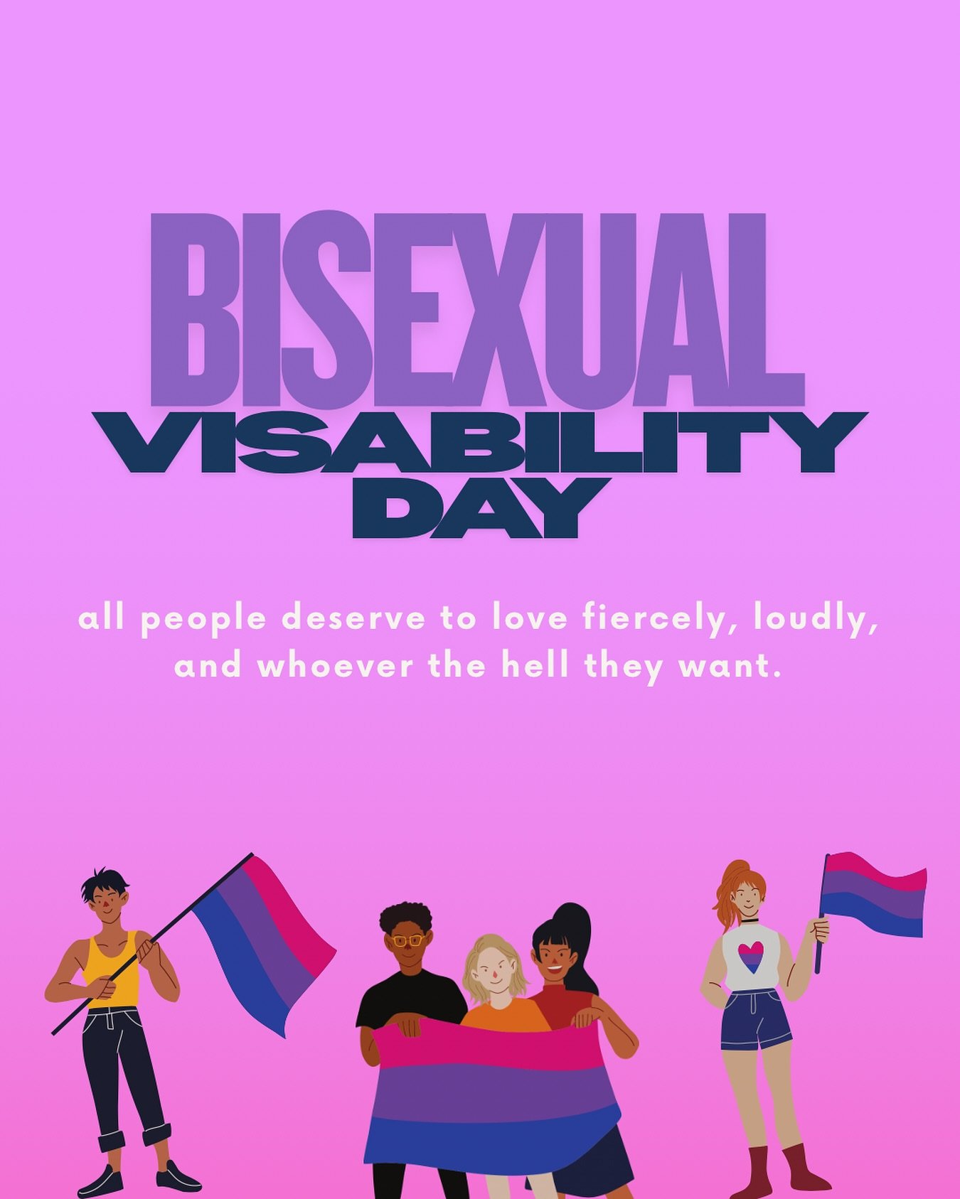 Happy Bisexual Visibility Day🩷💜💙 Spread love today and everyday! 

#bgwe #loveislove #bisexual #bisexualvisibilityday