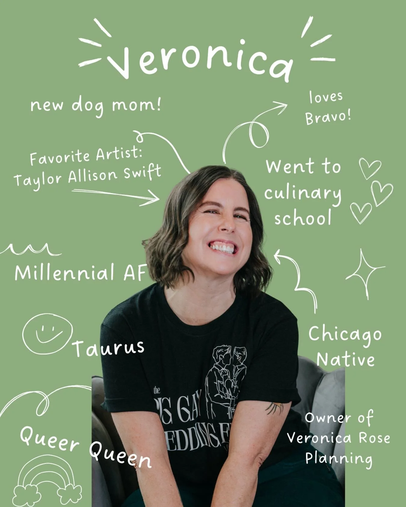 MEET YOUR BGWE HOST; VERONICA🌈

Owner and head planner of @veronicaroseplanning, she has been working with couples to plan their dream day for almost 10 years! She is especially passionate about working with queer couples❤️ That passion led her to w